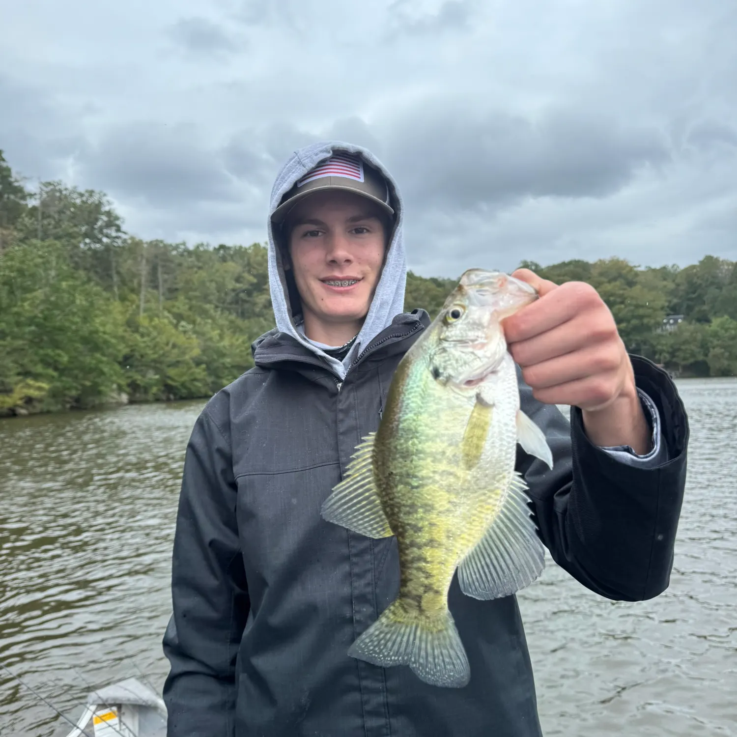 White crappie caught on Fishbrain