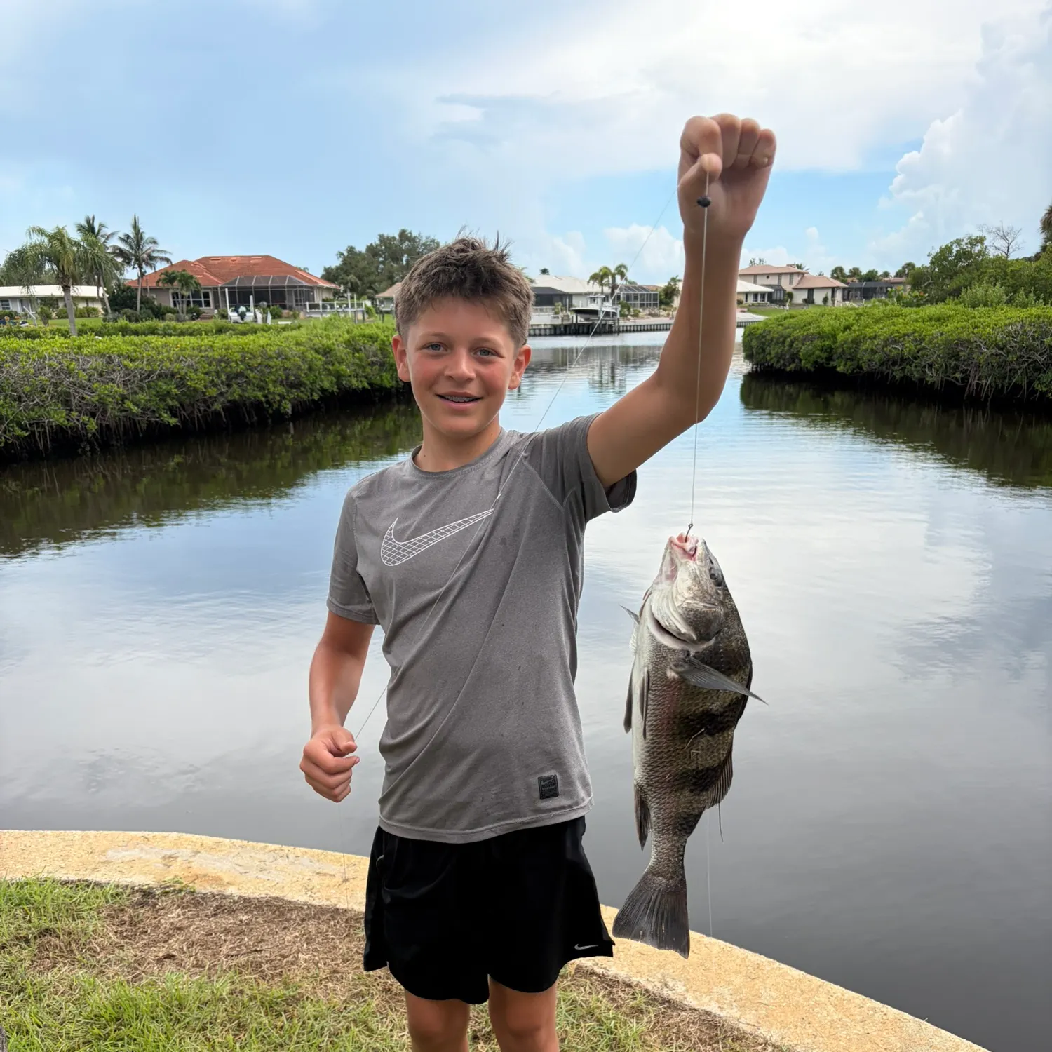Black drum caught on Fishbrain