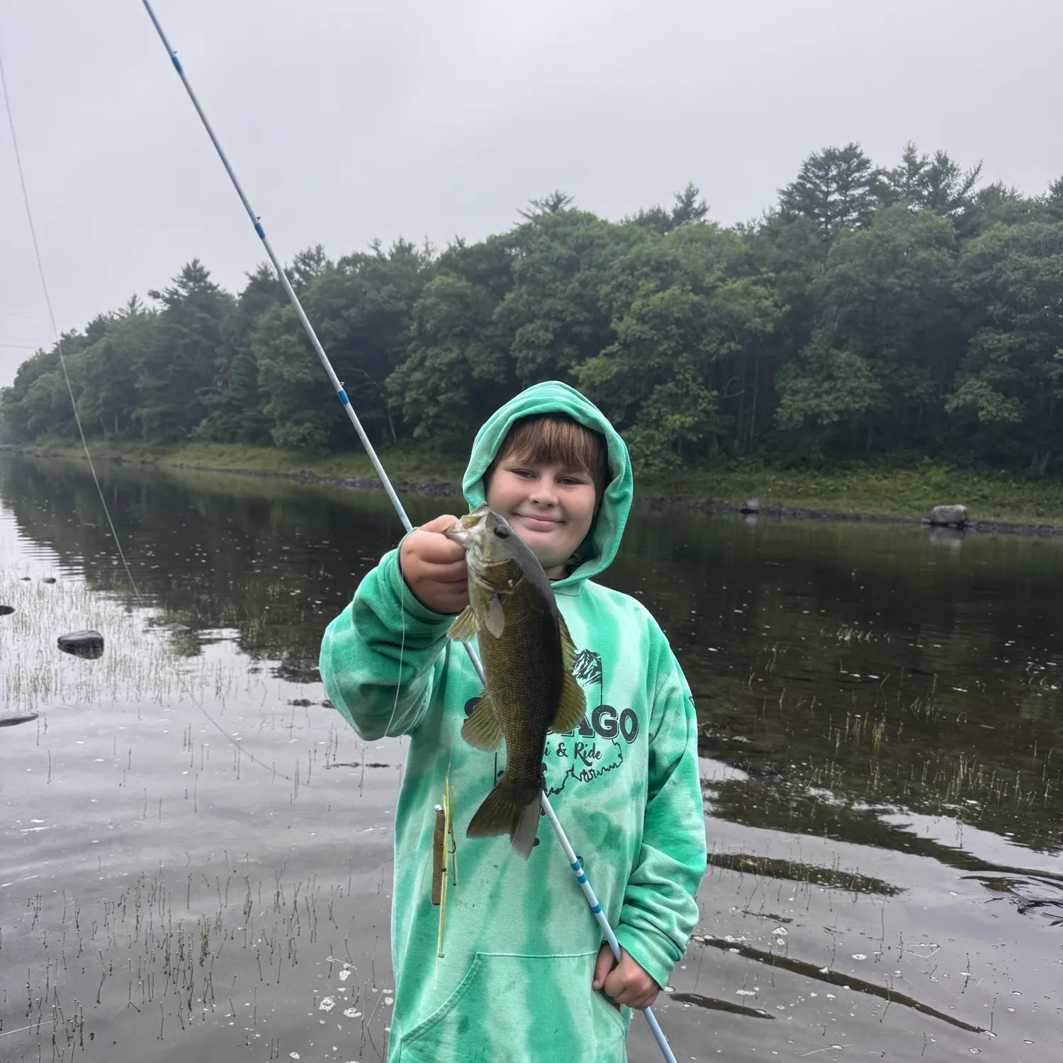 Smallmouth bass caught on Fishbrain