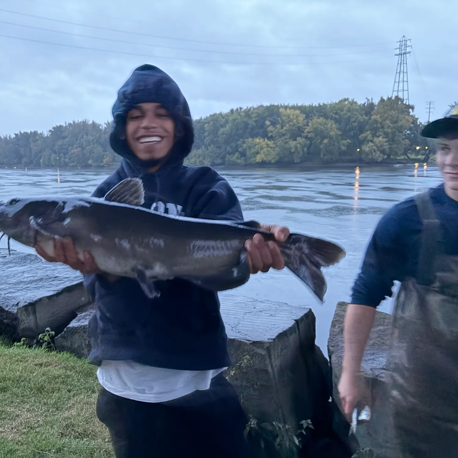 Channel catfish caught on Fishbrain