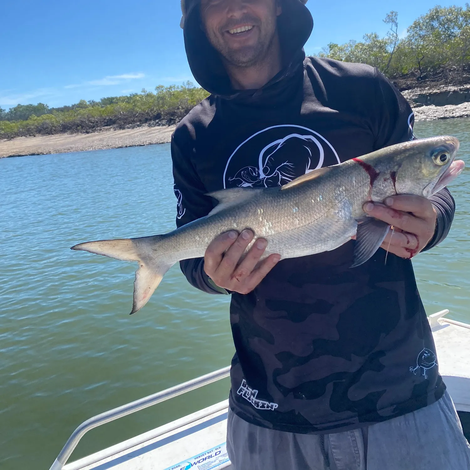 The most recent Fourfinger threadfin catches on Fishbrain