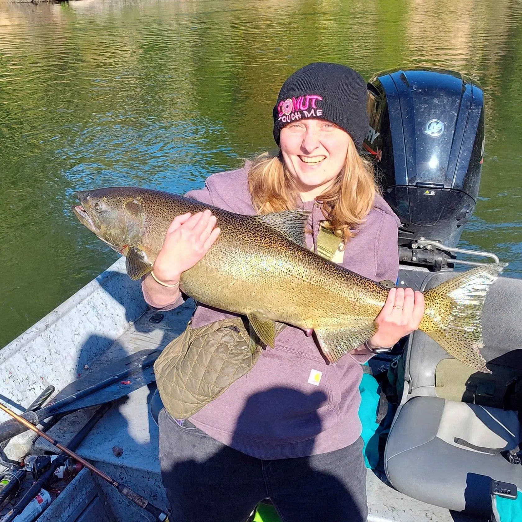 Chinook salmon caught on Fishbrain