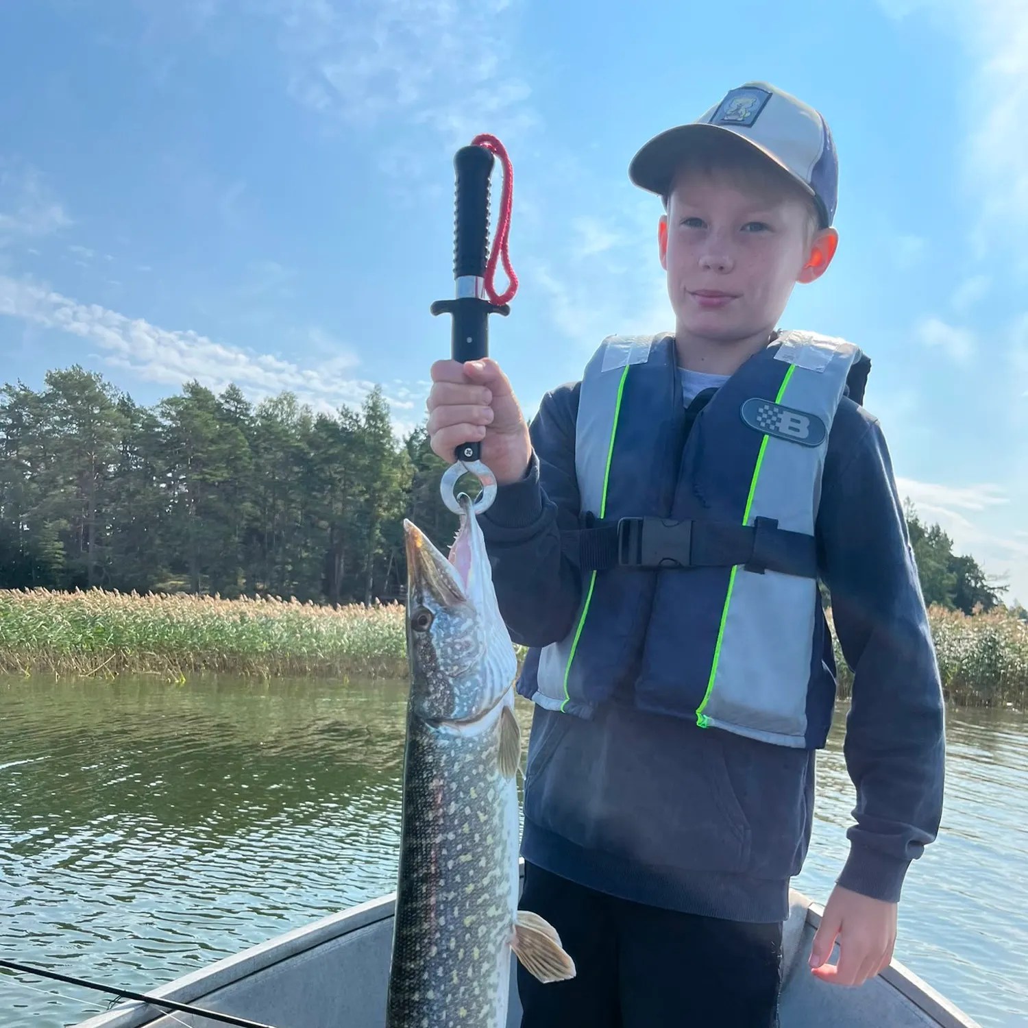 Northern pike caught on Fishbrain