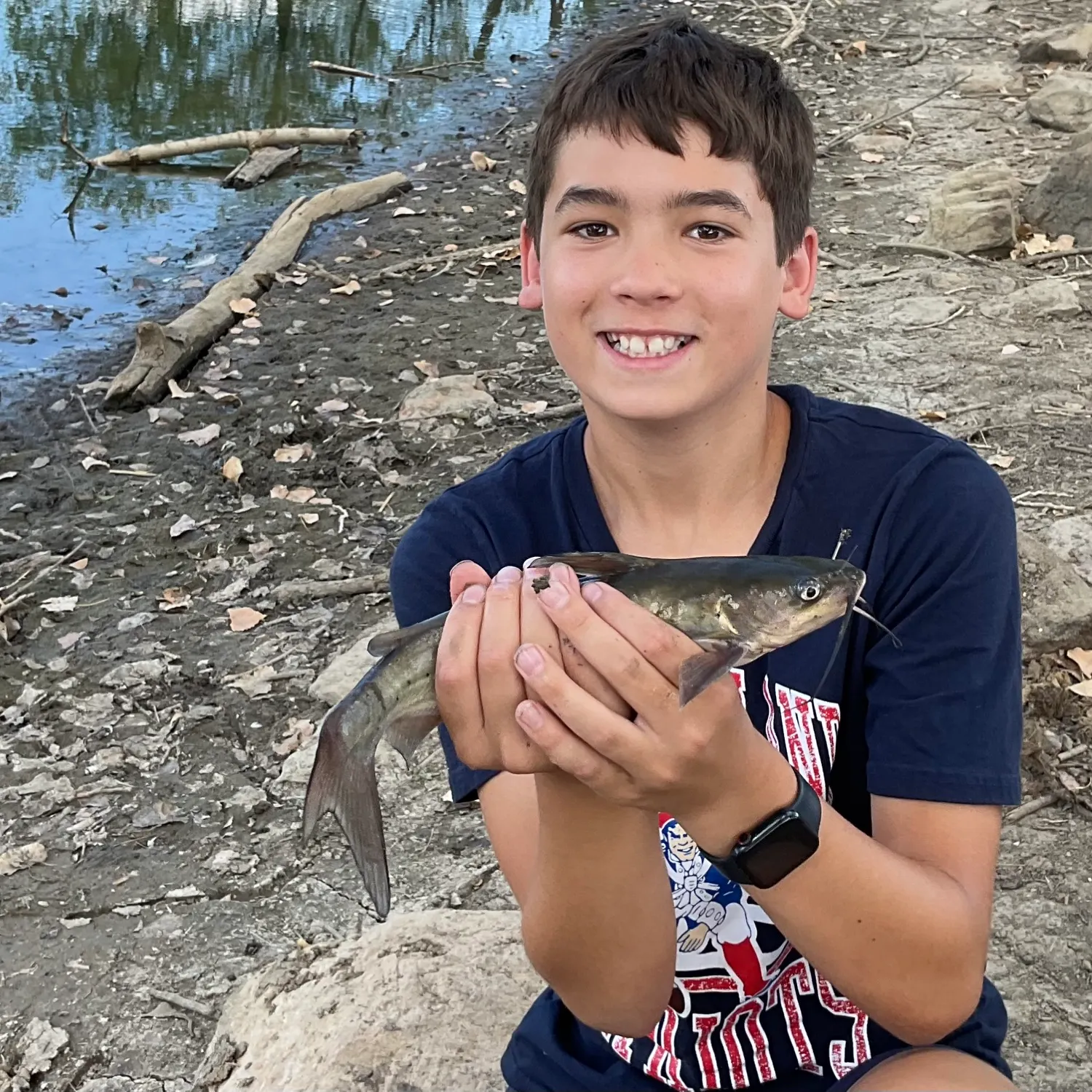Channel catfish caught on Fishbrain