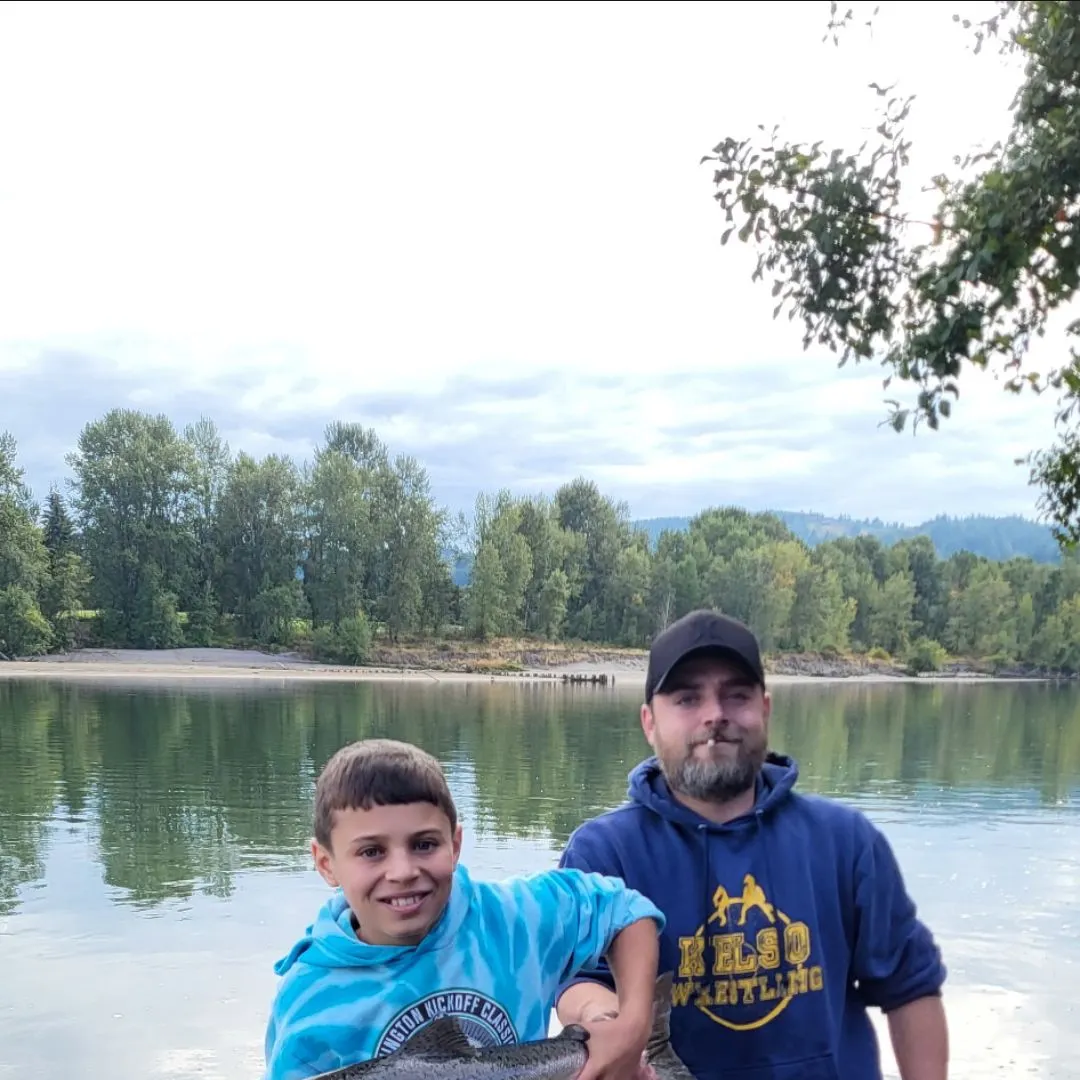 Chinook salmon caught on Fishbrain