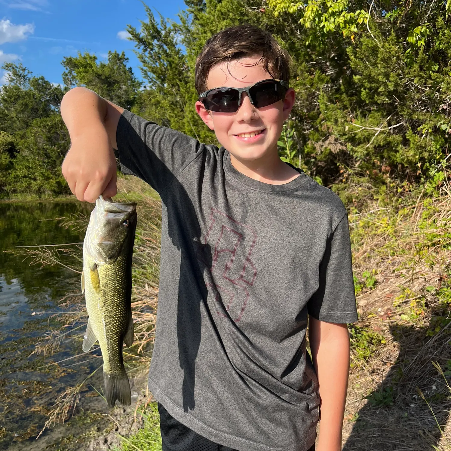 Spotted bass caught on Fishbrain