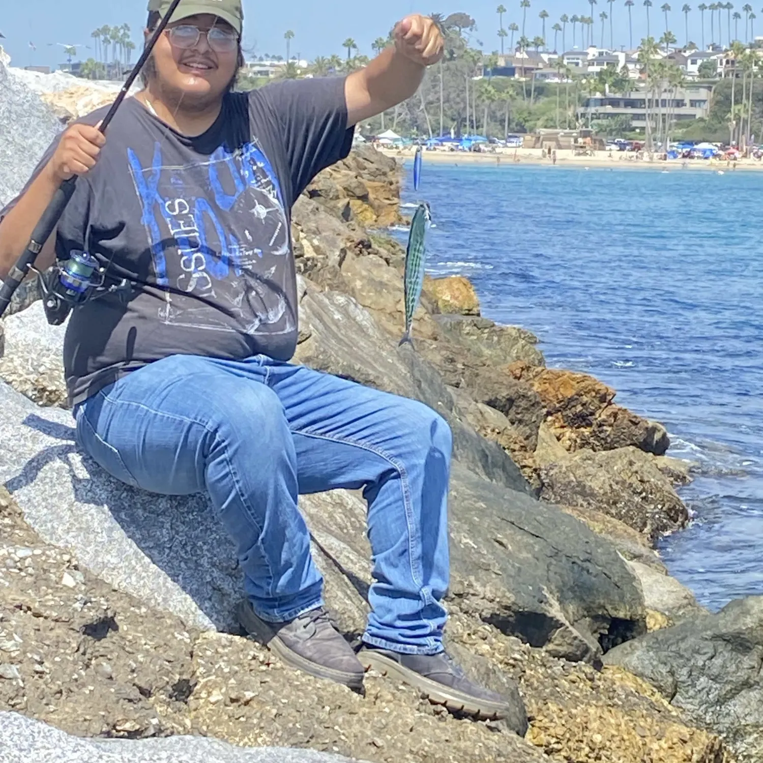 Pacific chub mackerel caught on Fishbrain
