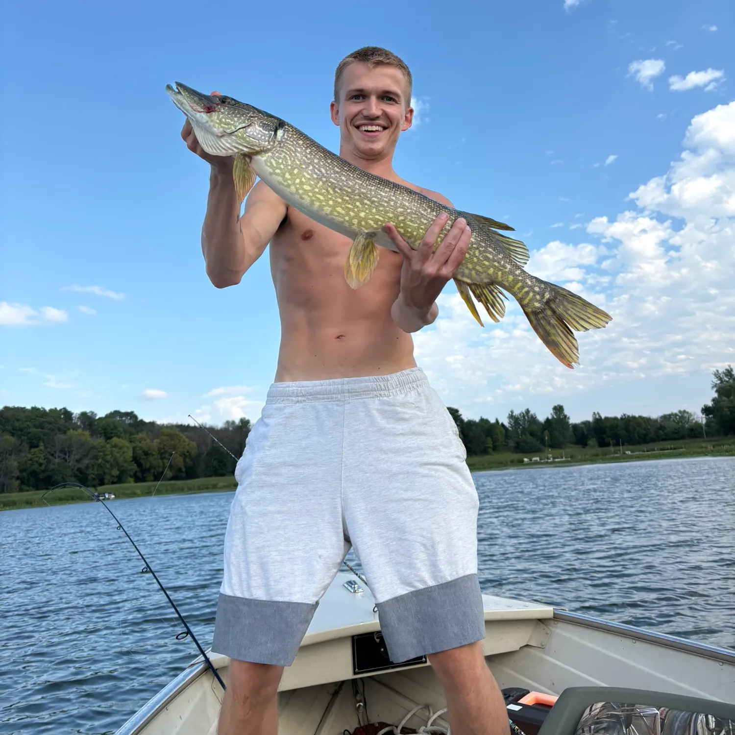 Northern pike caught on Fishbrain