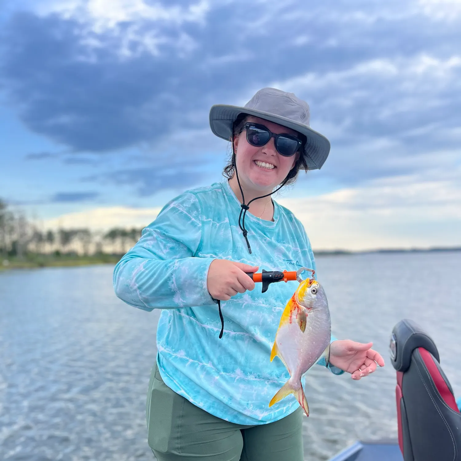 Florida pompano caught on Fishbrain