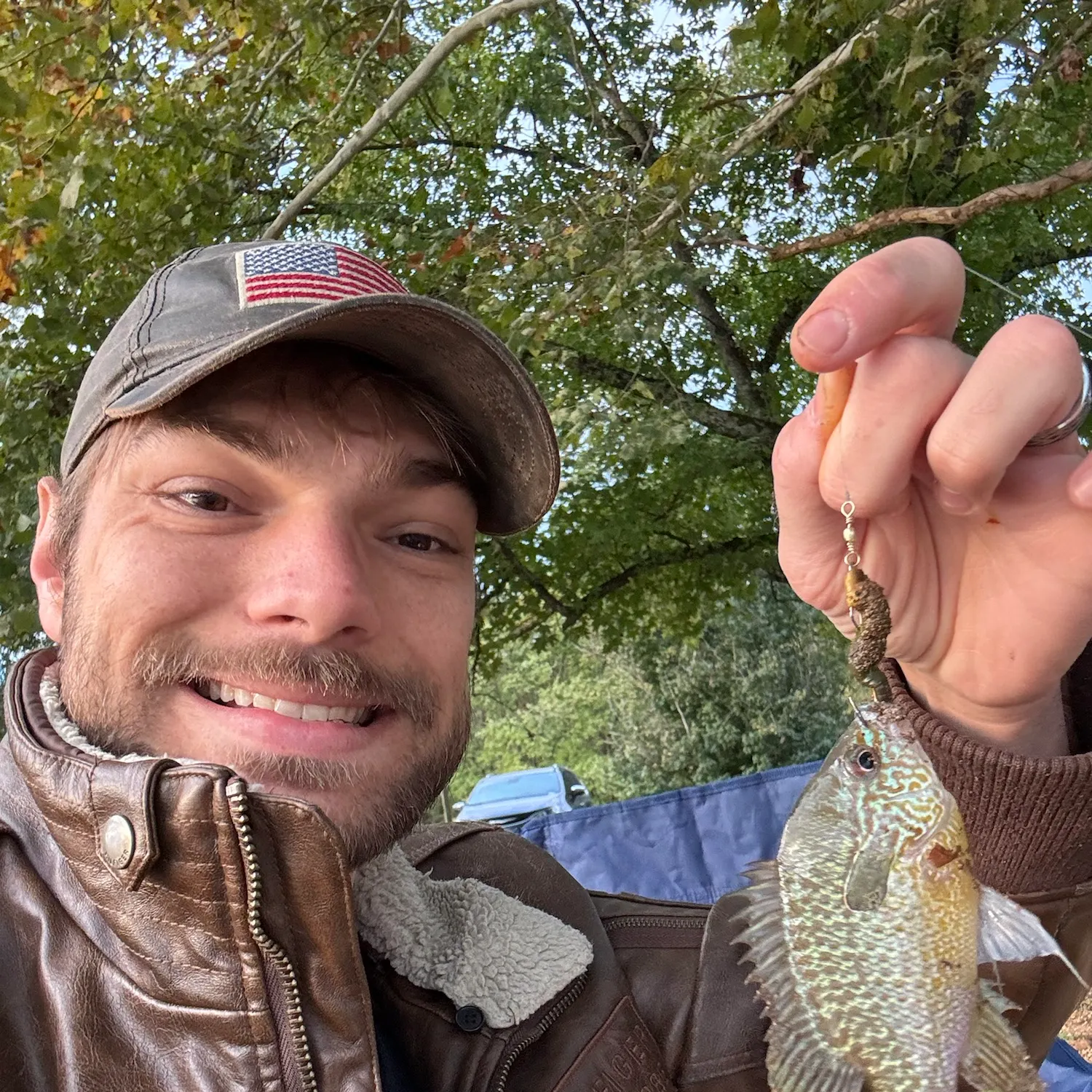 Longear sunfish caught on Fishbrain