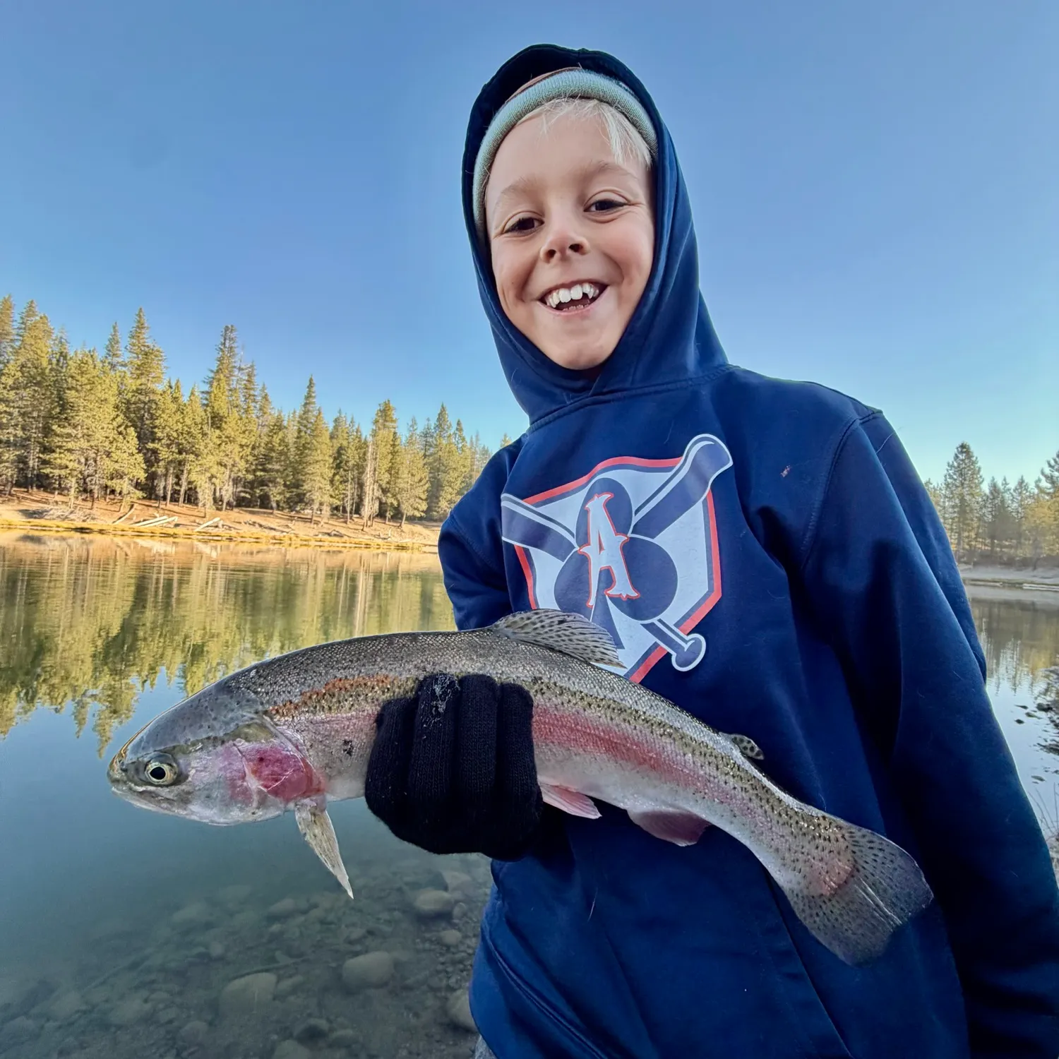 Rainbow trout caught on Fishbrain