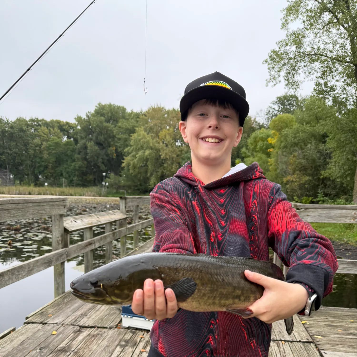 Eyetail bowfin caught on Fishbrain