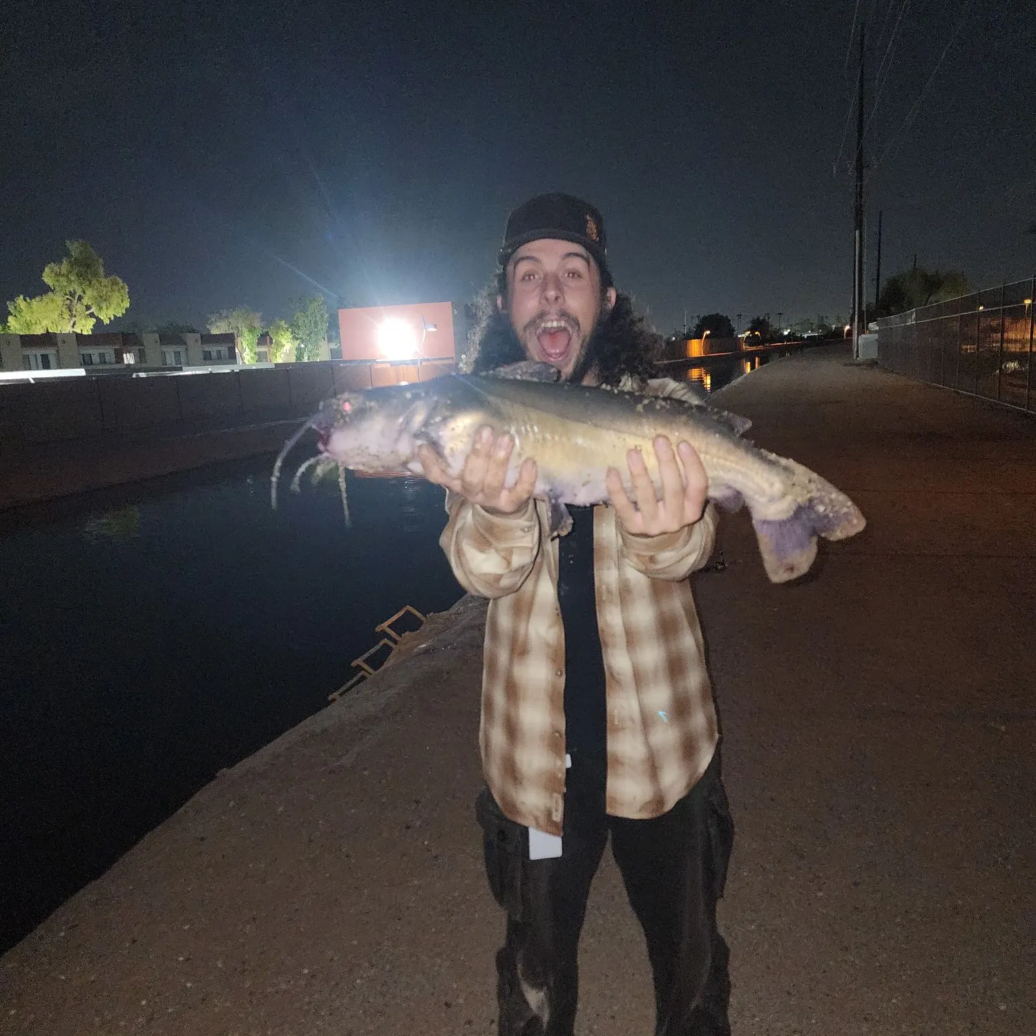 Channel catfish caught on Fishbrain