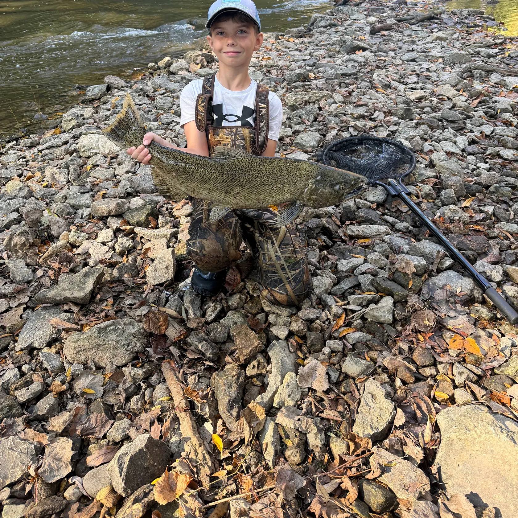 Chinook salmon caught on Fishbrain