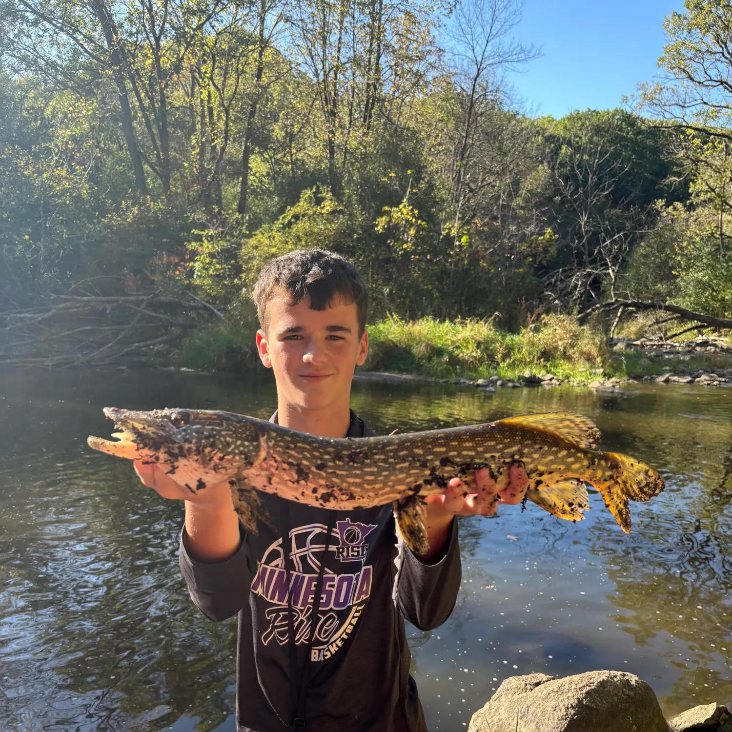 Northern pike caught on Fishbrain
