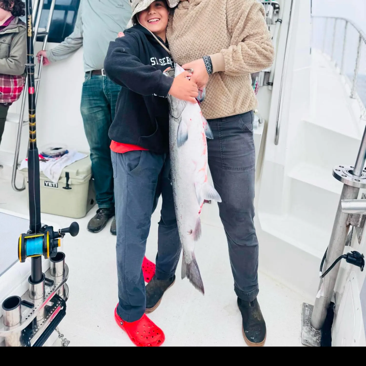 Chinook salmon caught on Fishbrain