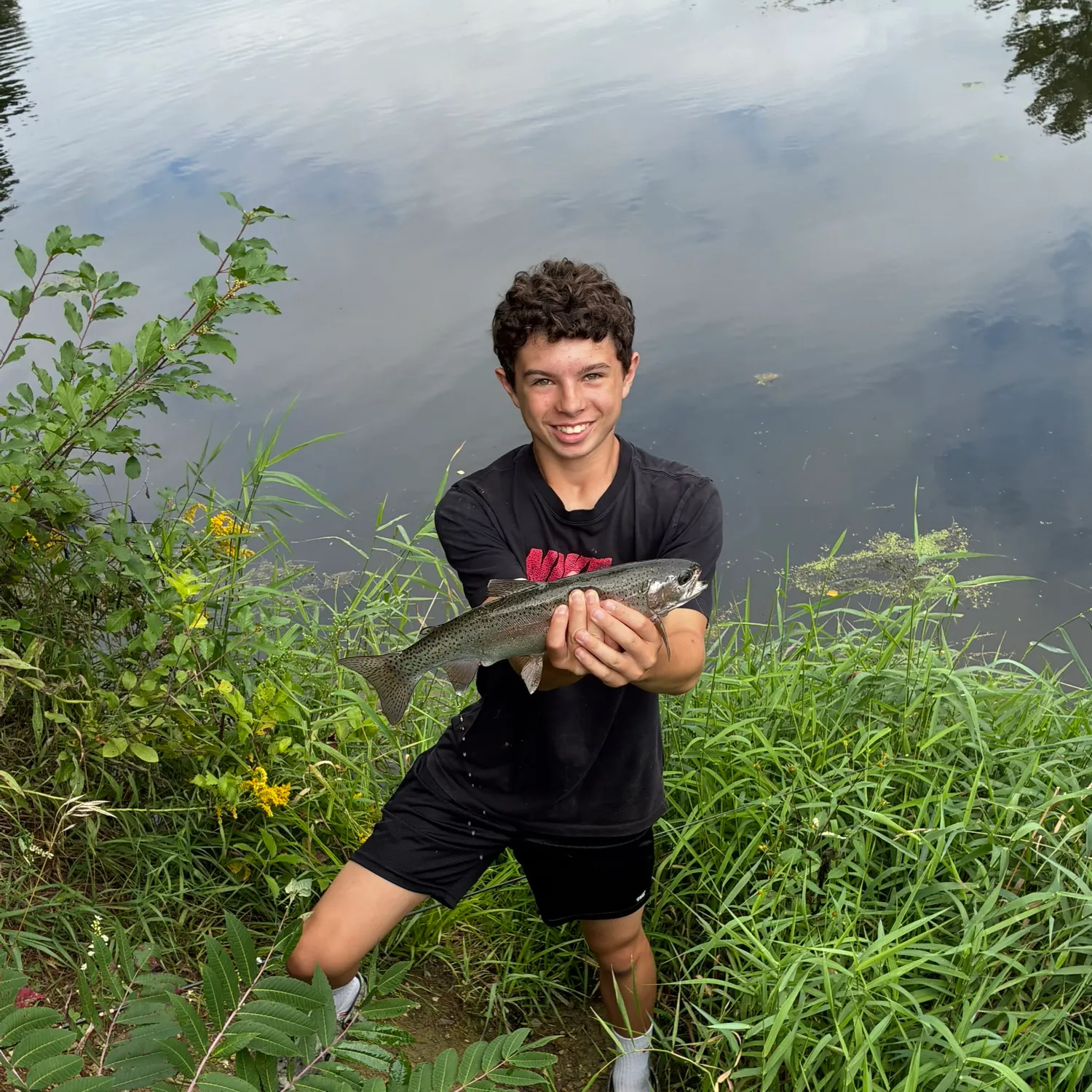 Rainbow trout caught on Fishbrain
