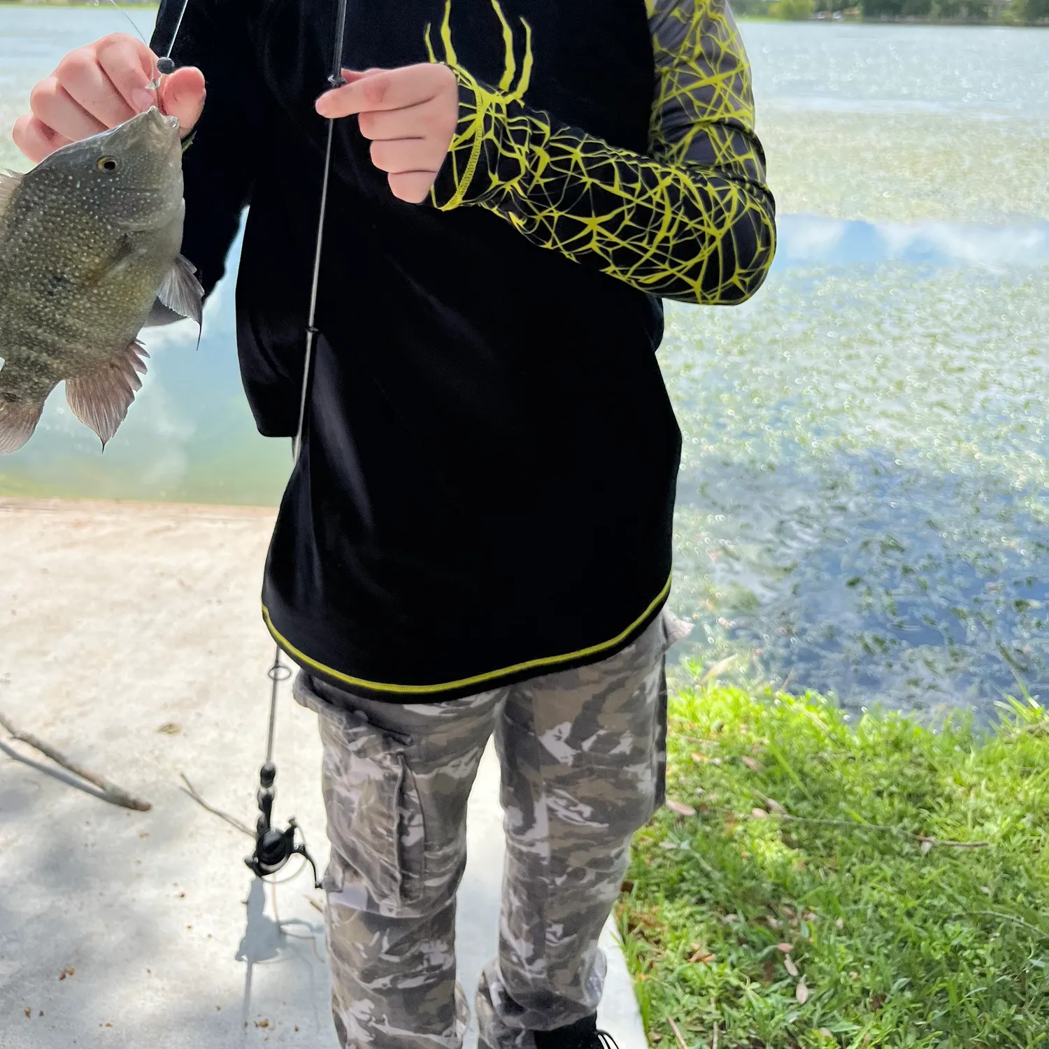 Rio Grande cichlid caught on Fishbrain