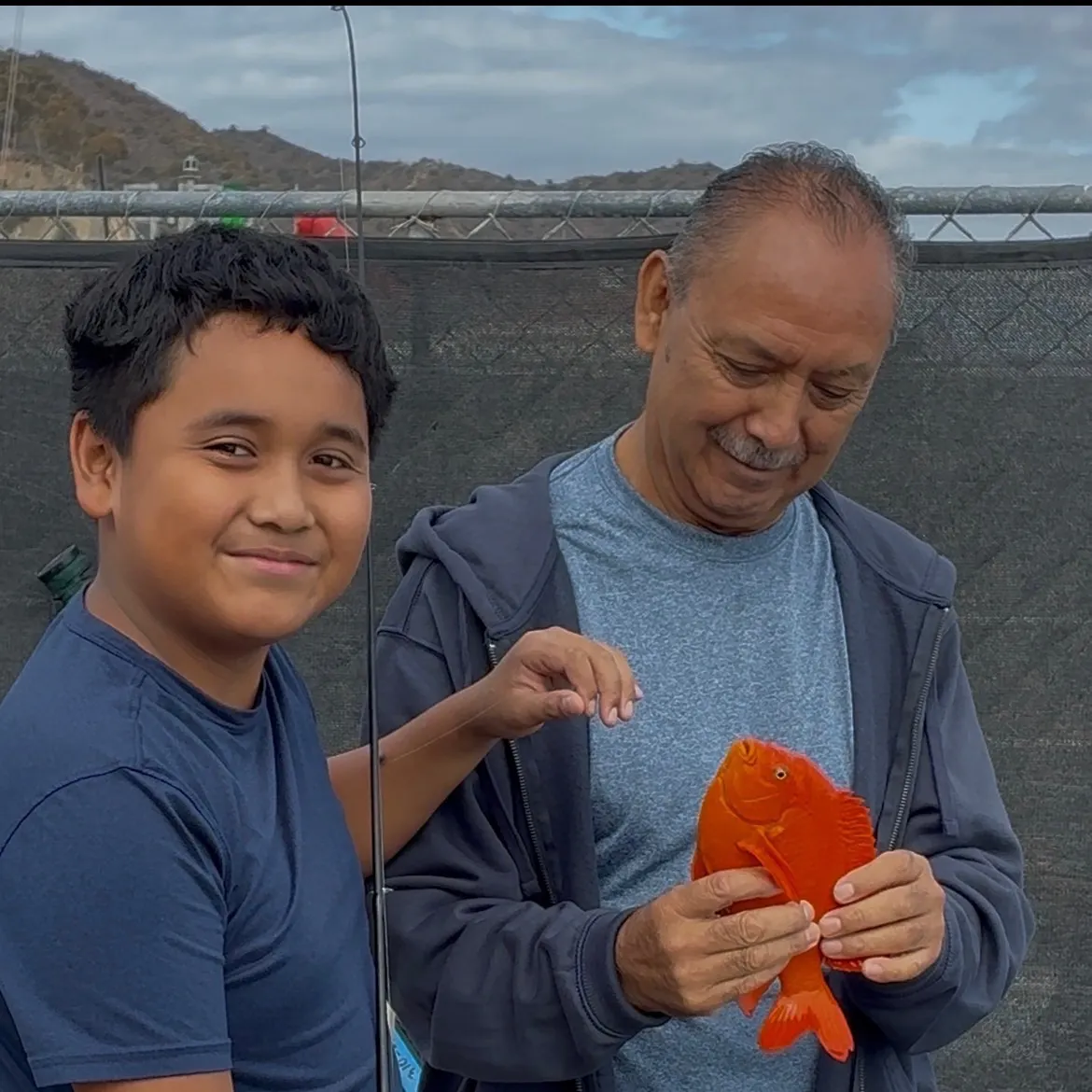 The most recent Garibaldi damselfish catches on Fishbrain