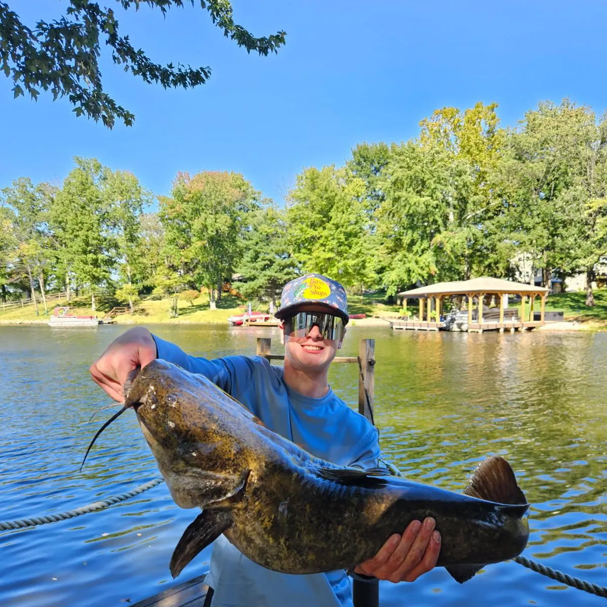 Flathead catfish caught on Fishbrain