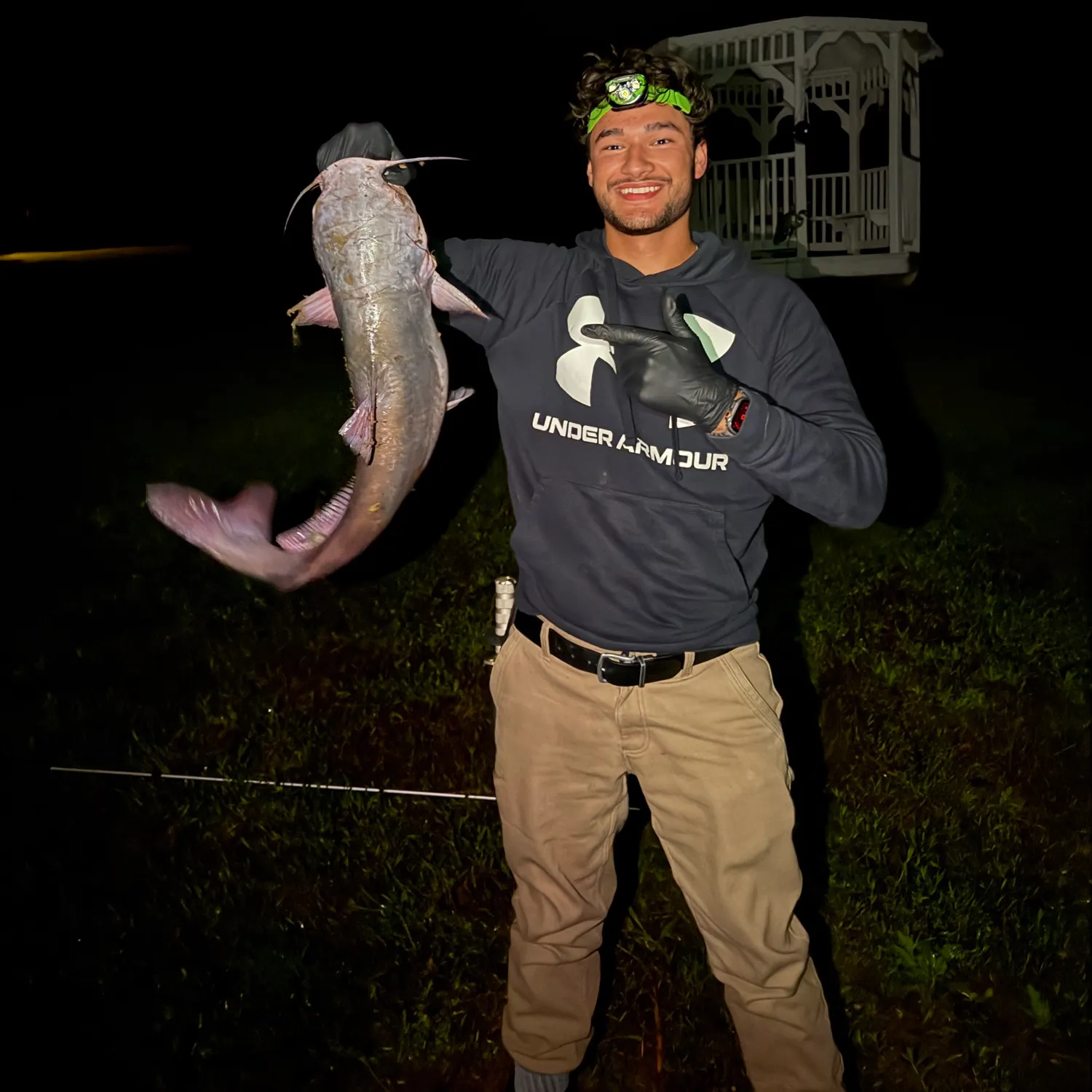Blue catfish caught on Fishbrain