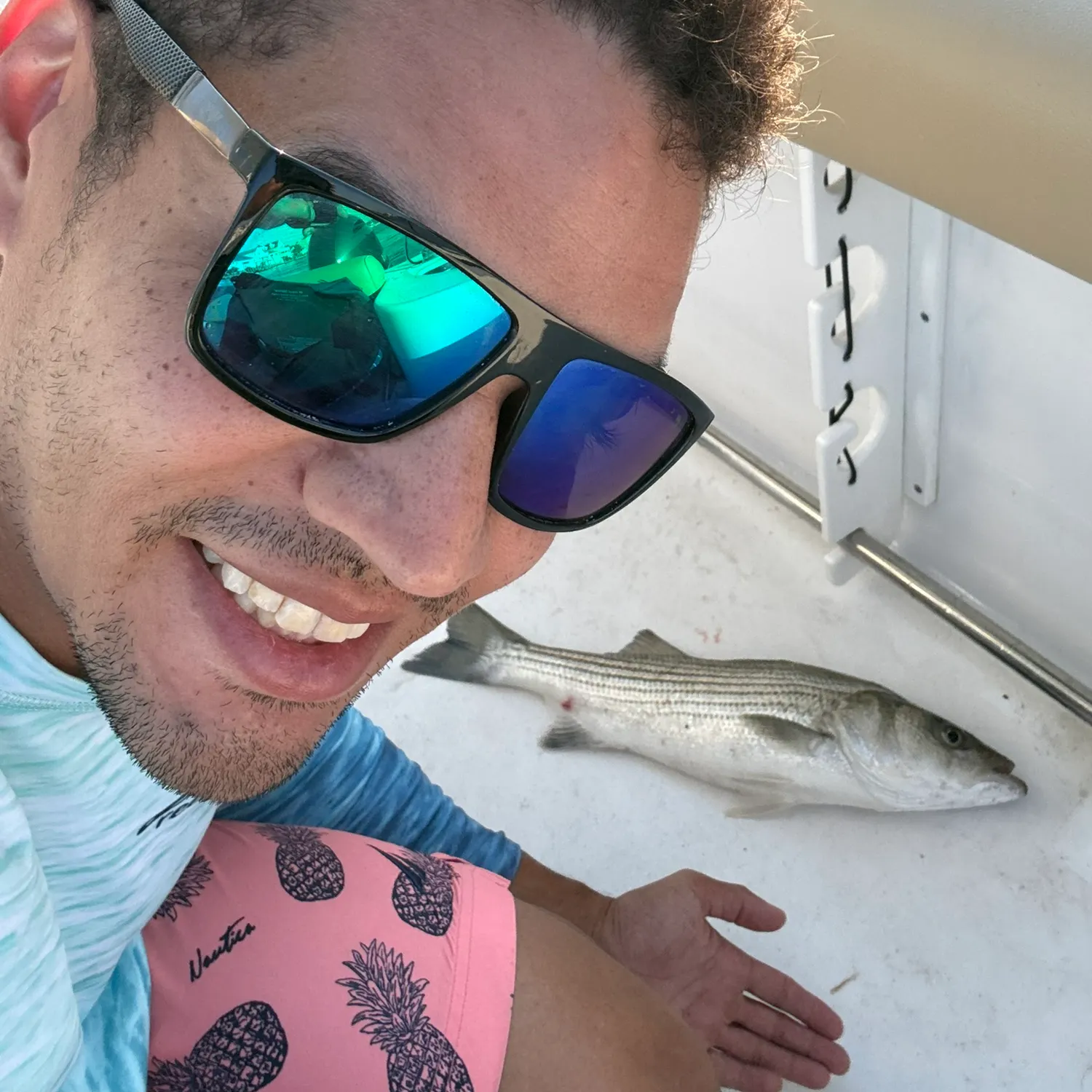 Striped bass caught on Fishbrain