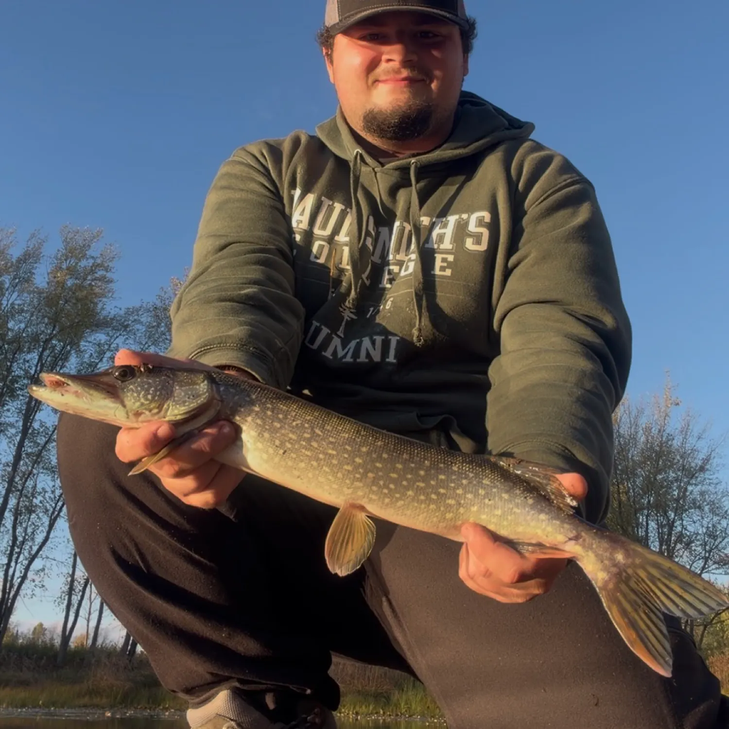 Northern pike caught on Fishbrain