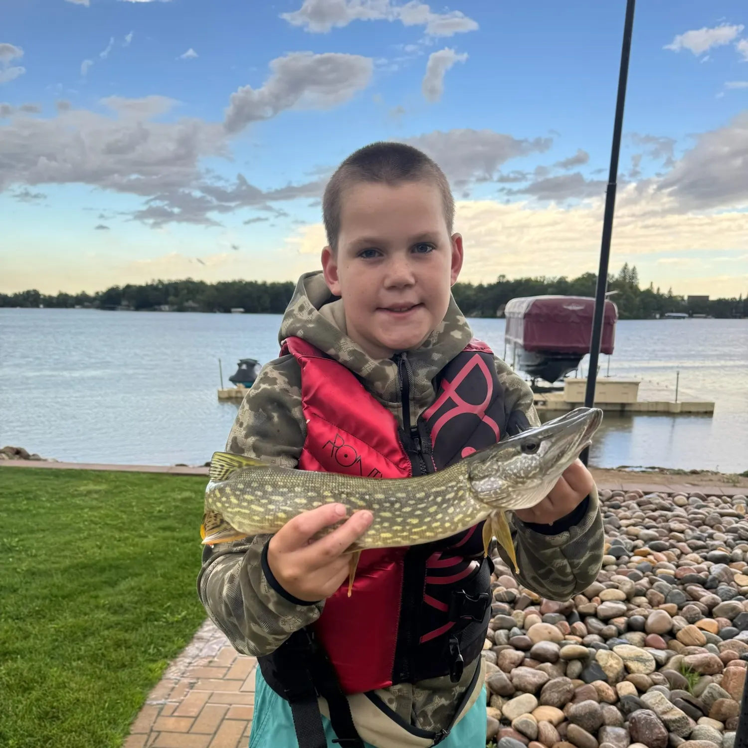 Northern pike caught on Fishbrain