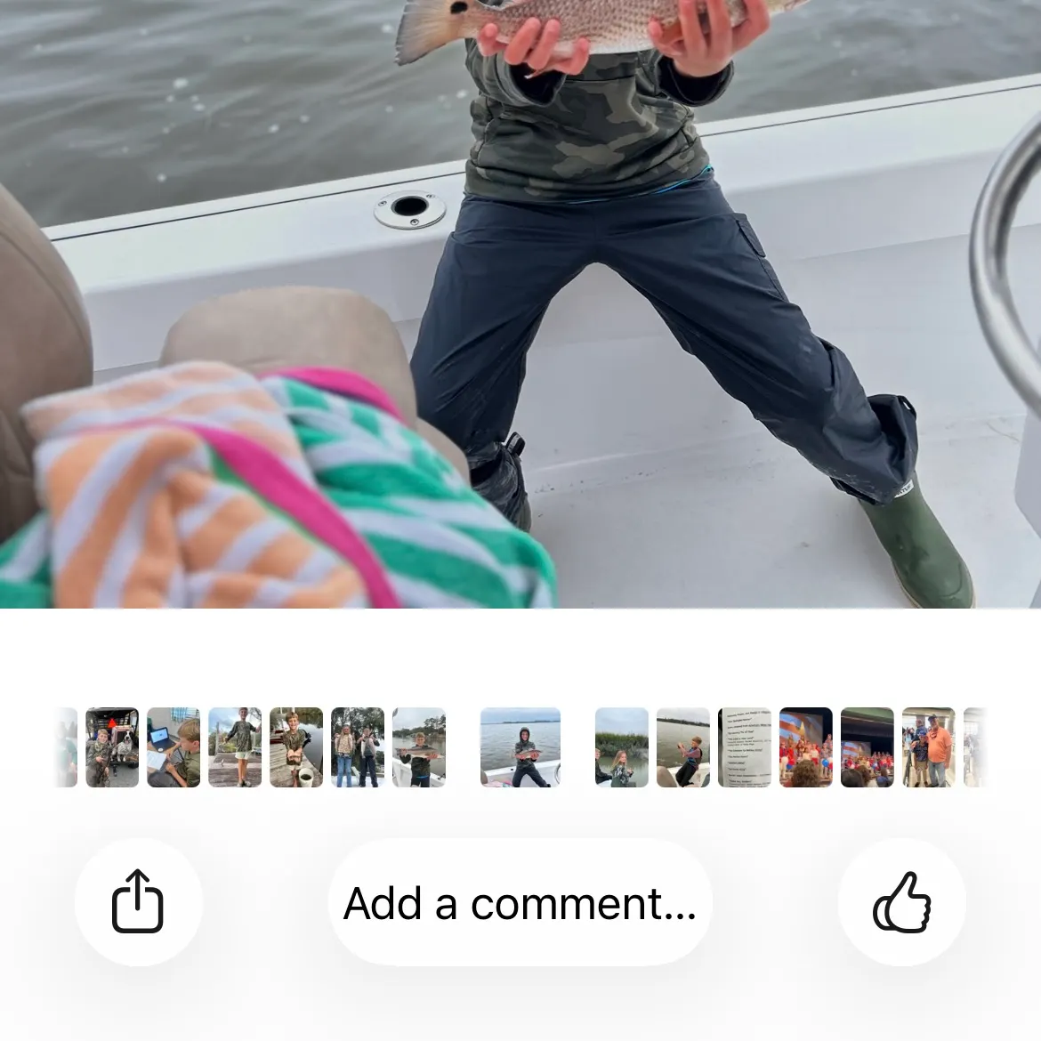 recently logged catches