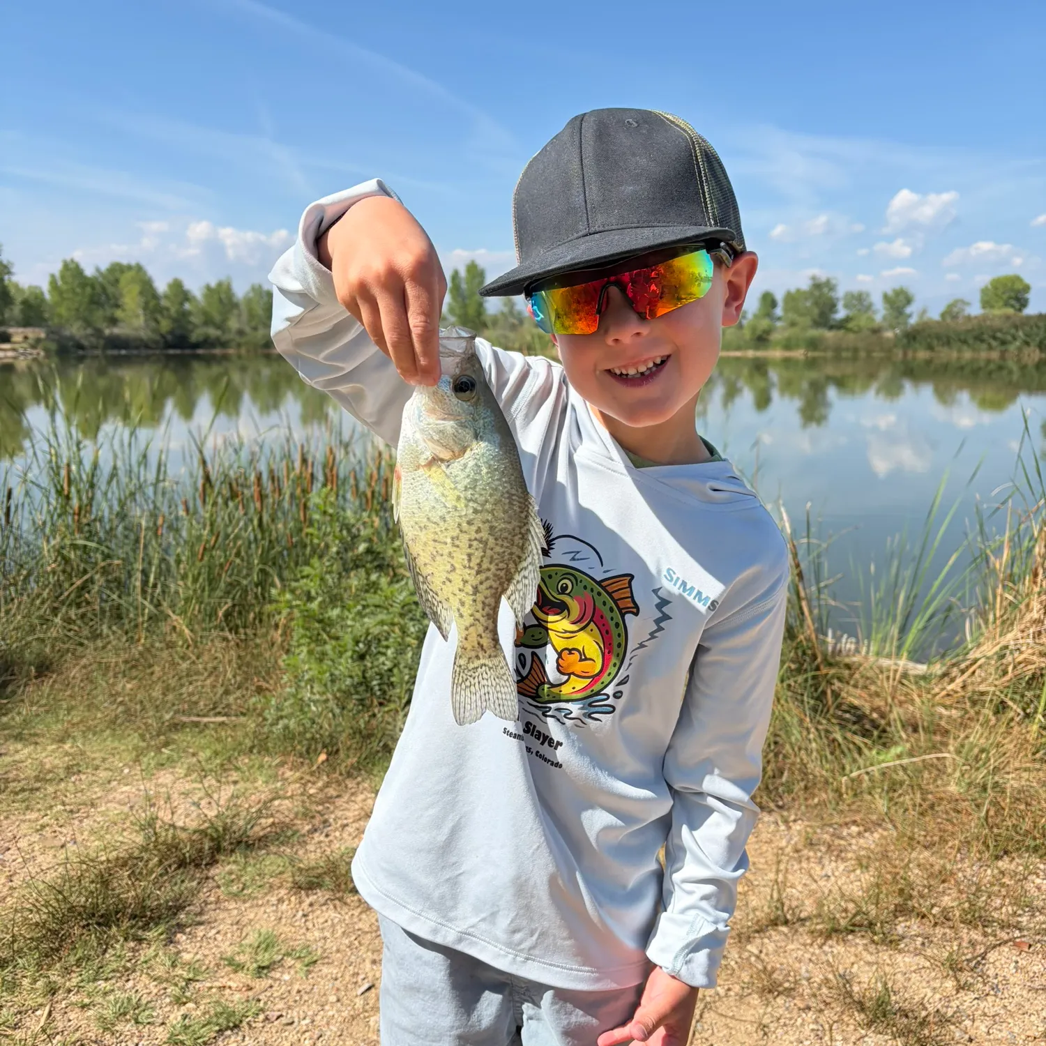 Black crappie caught on Fishbrain