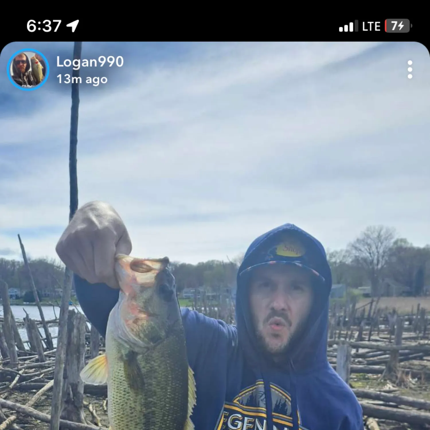 recently logged catches