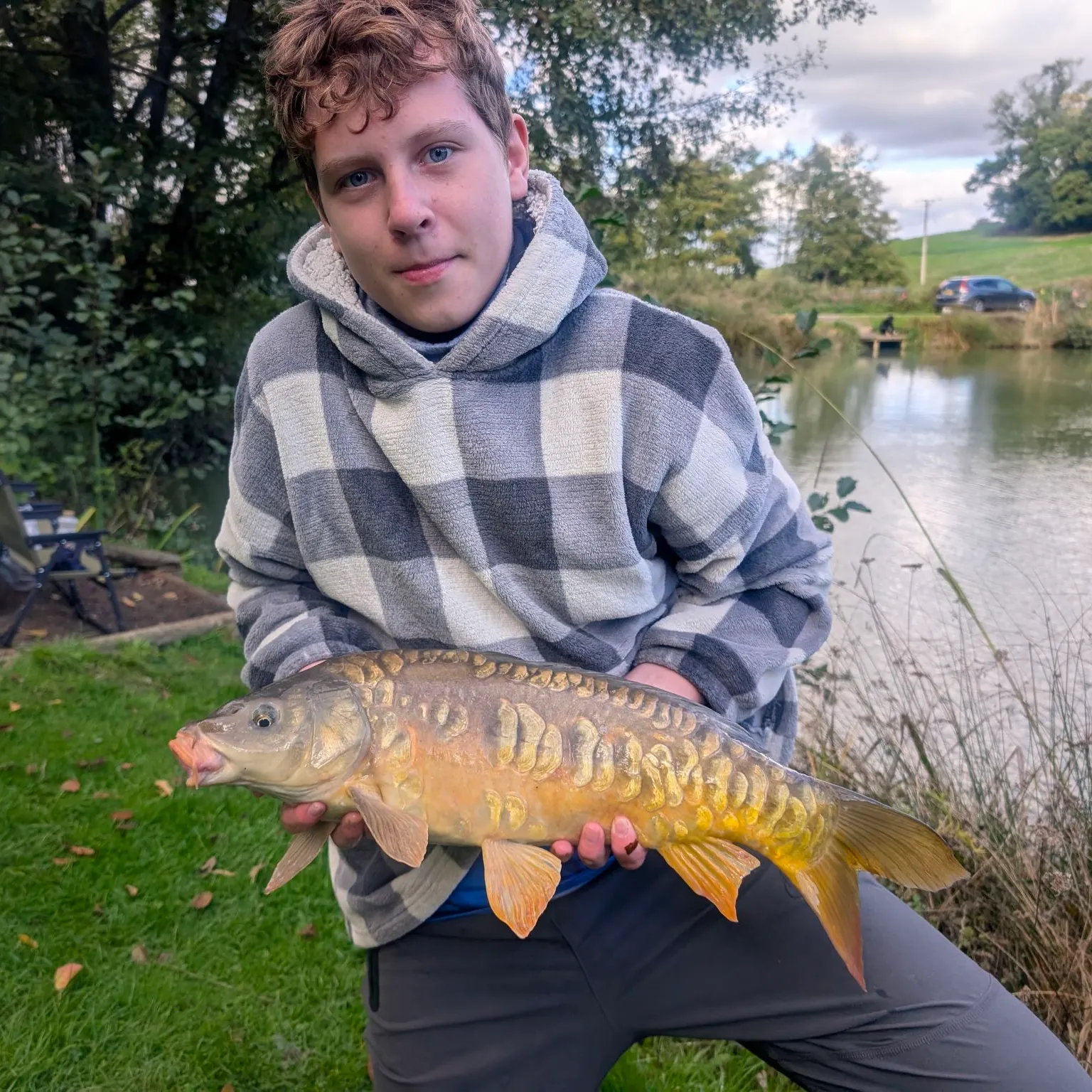 Mirror carp caught on Fishbrain