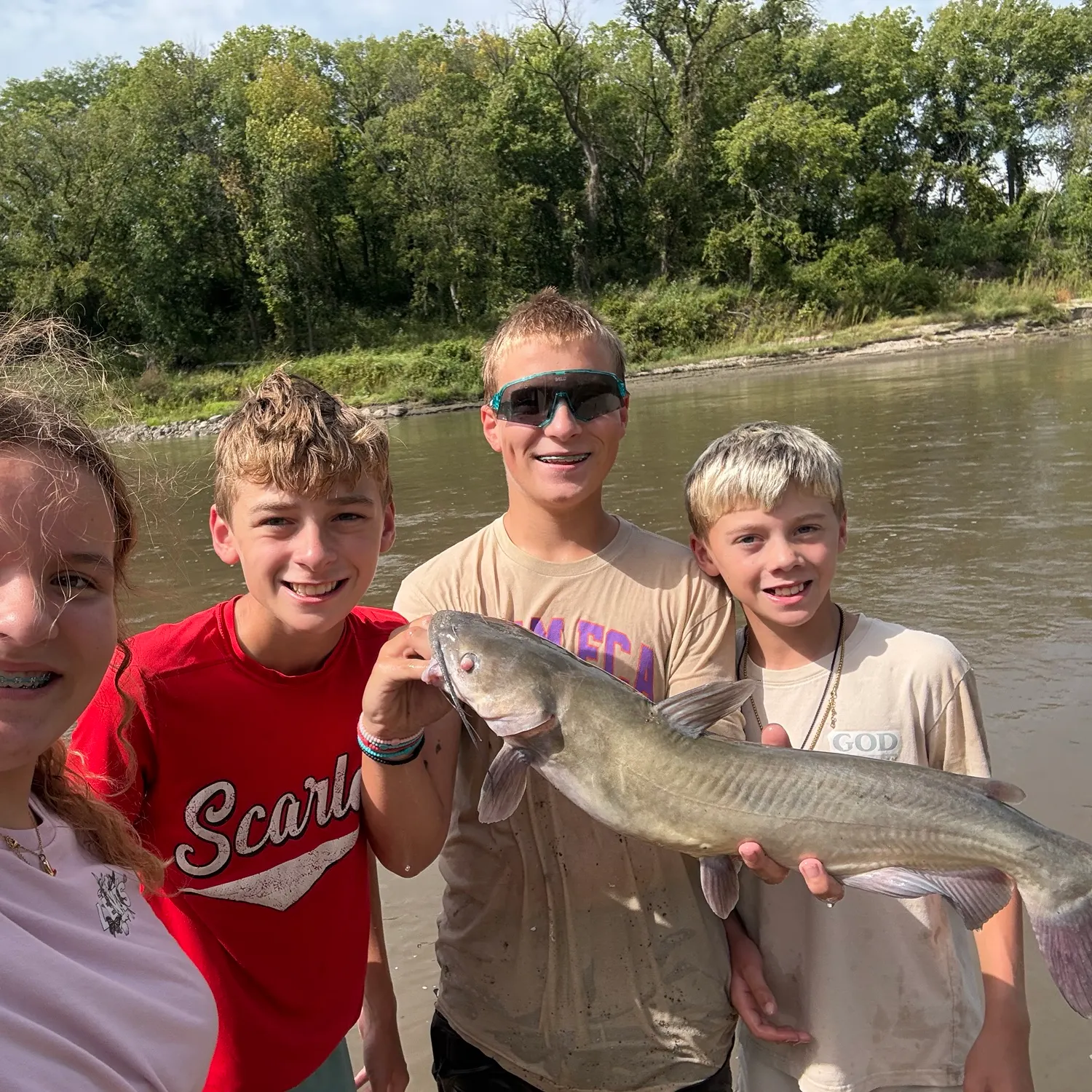 Channel catfish caught on Fishbrain