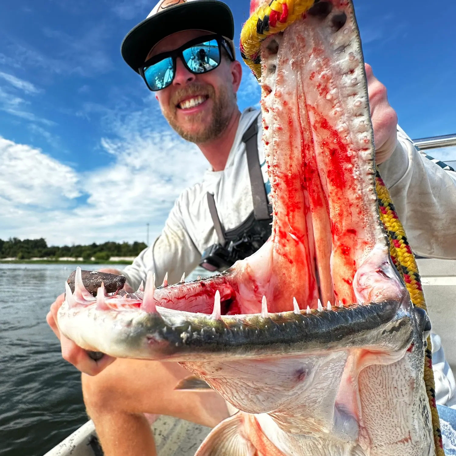 Alligator gar caught on Fishbrain