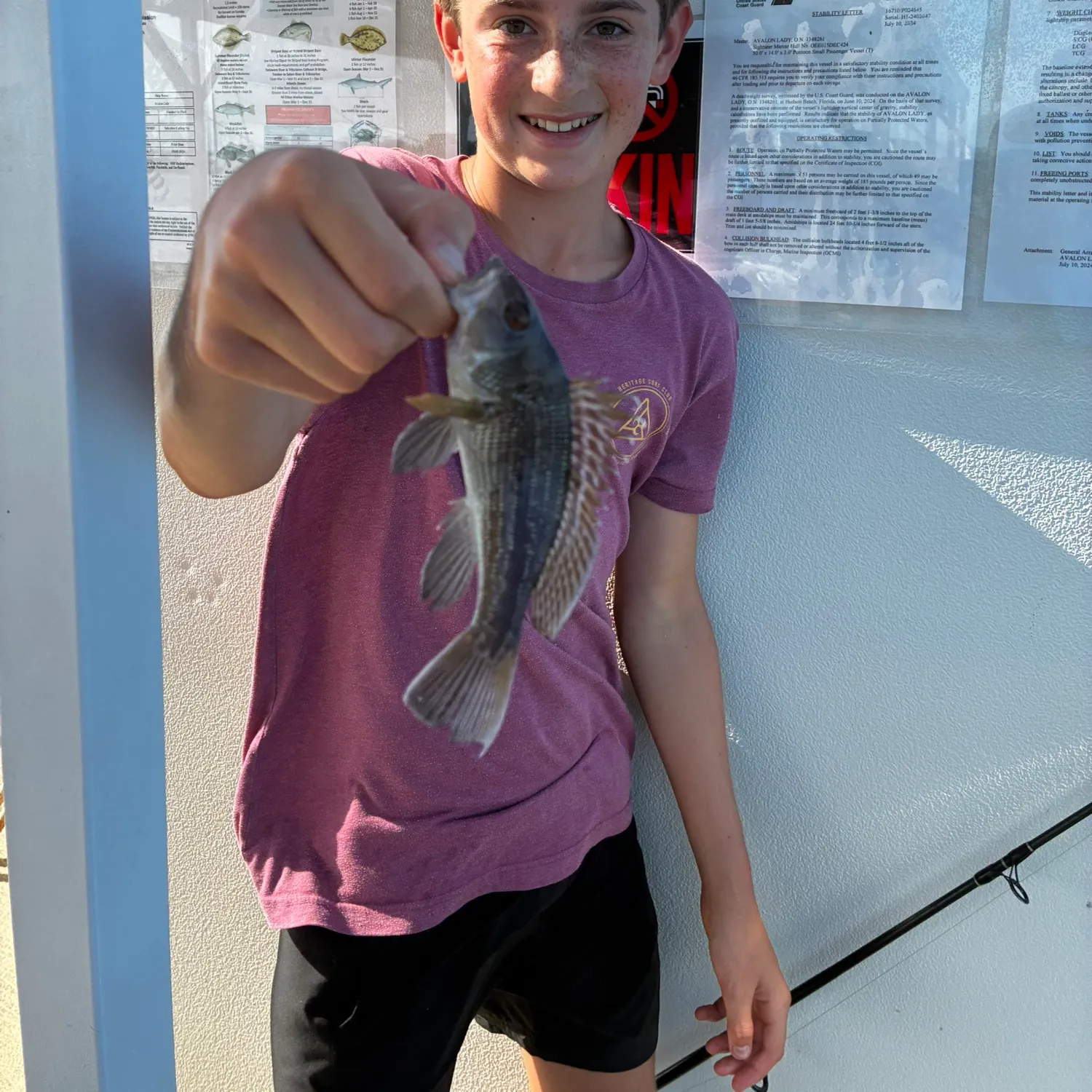 recently logged catches