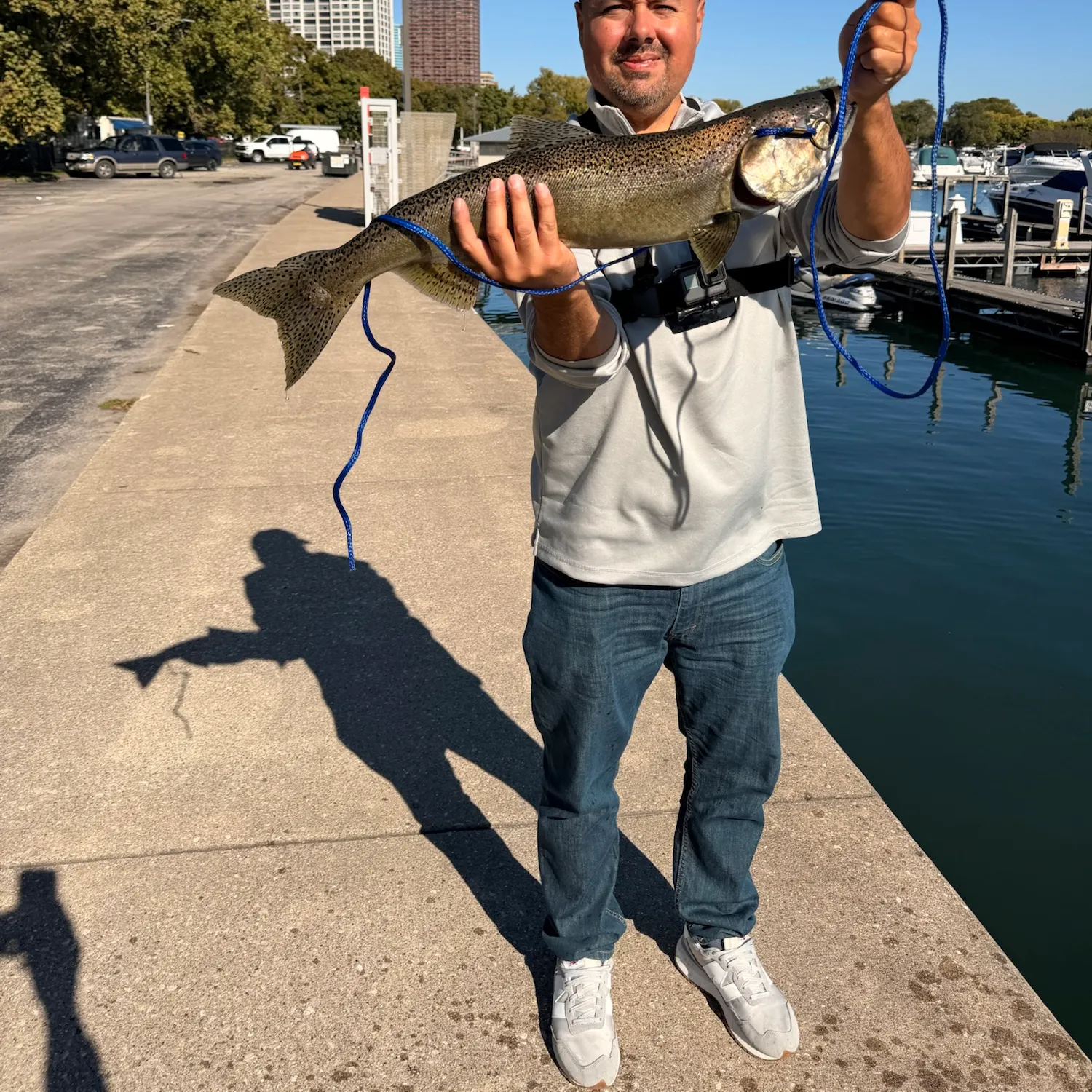 Chinook salmon caught on Fishbrain