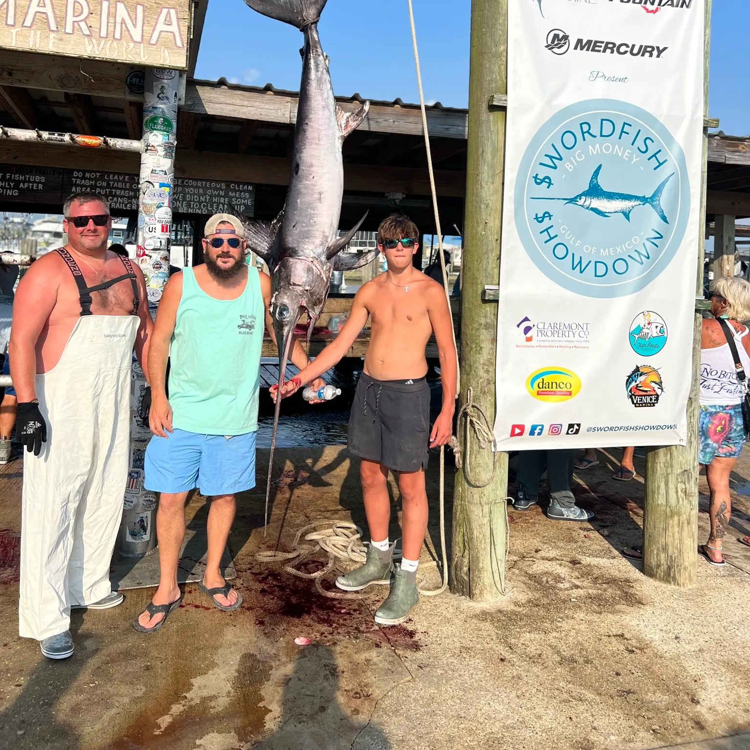 The most recent Swordfish catches on Fishbrain