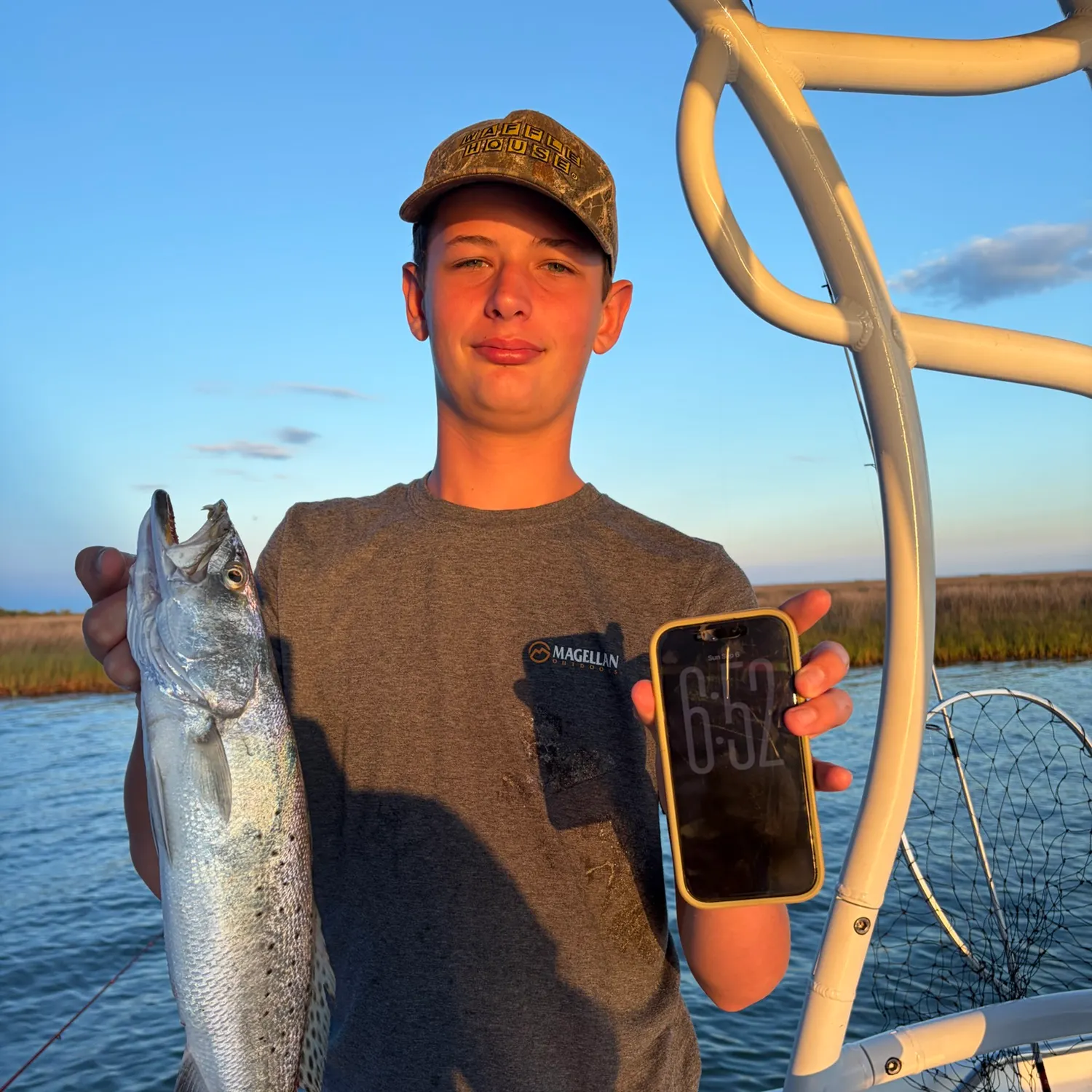 Spotted seatrout caught on Fishbrain