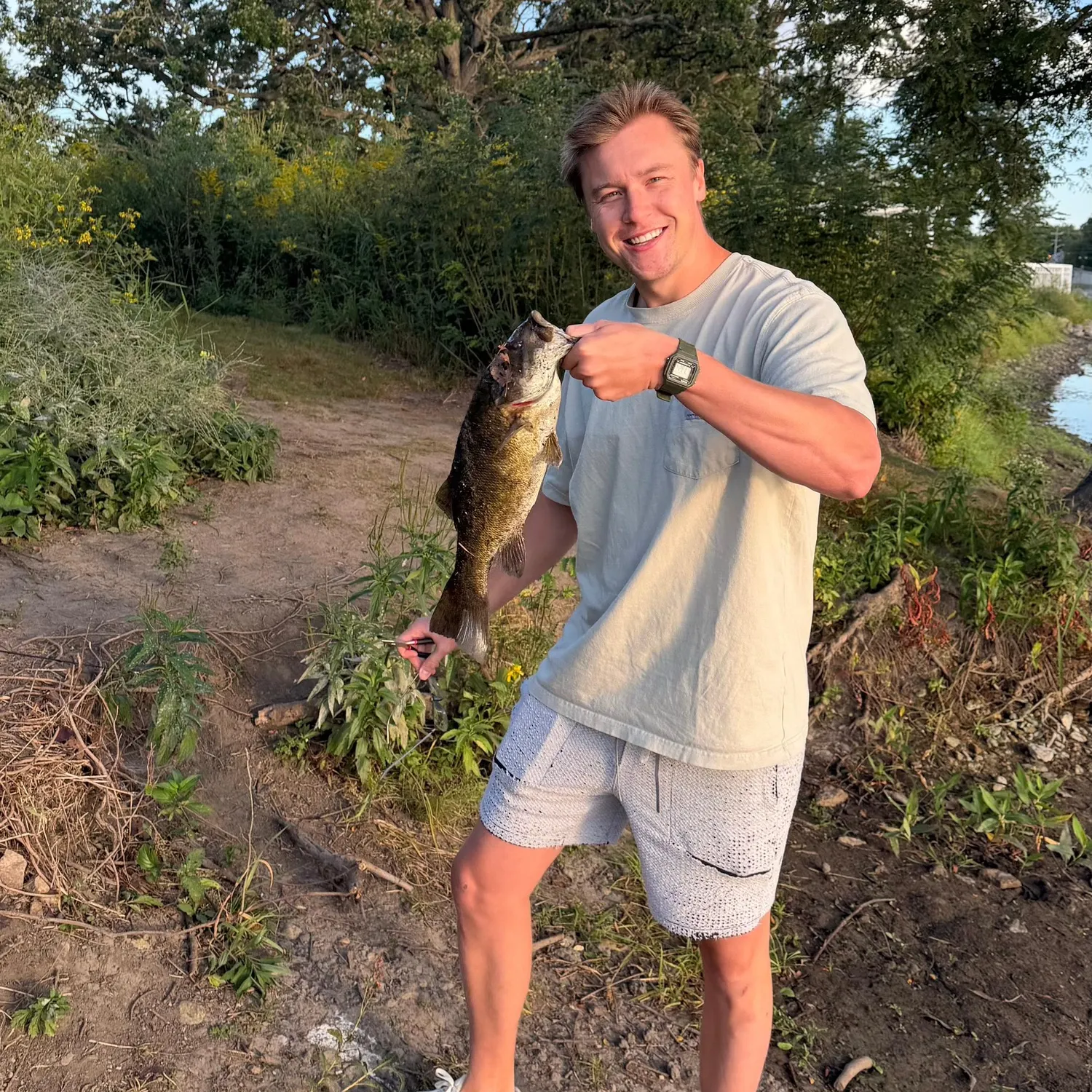 Smallmouth bass caught on Fishbrain