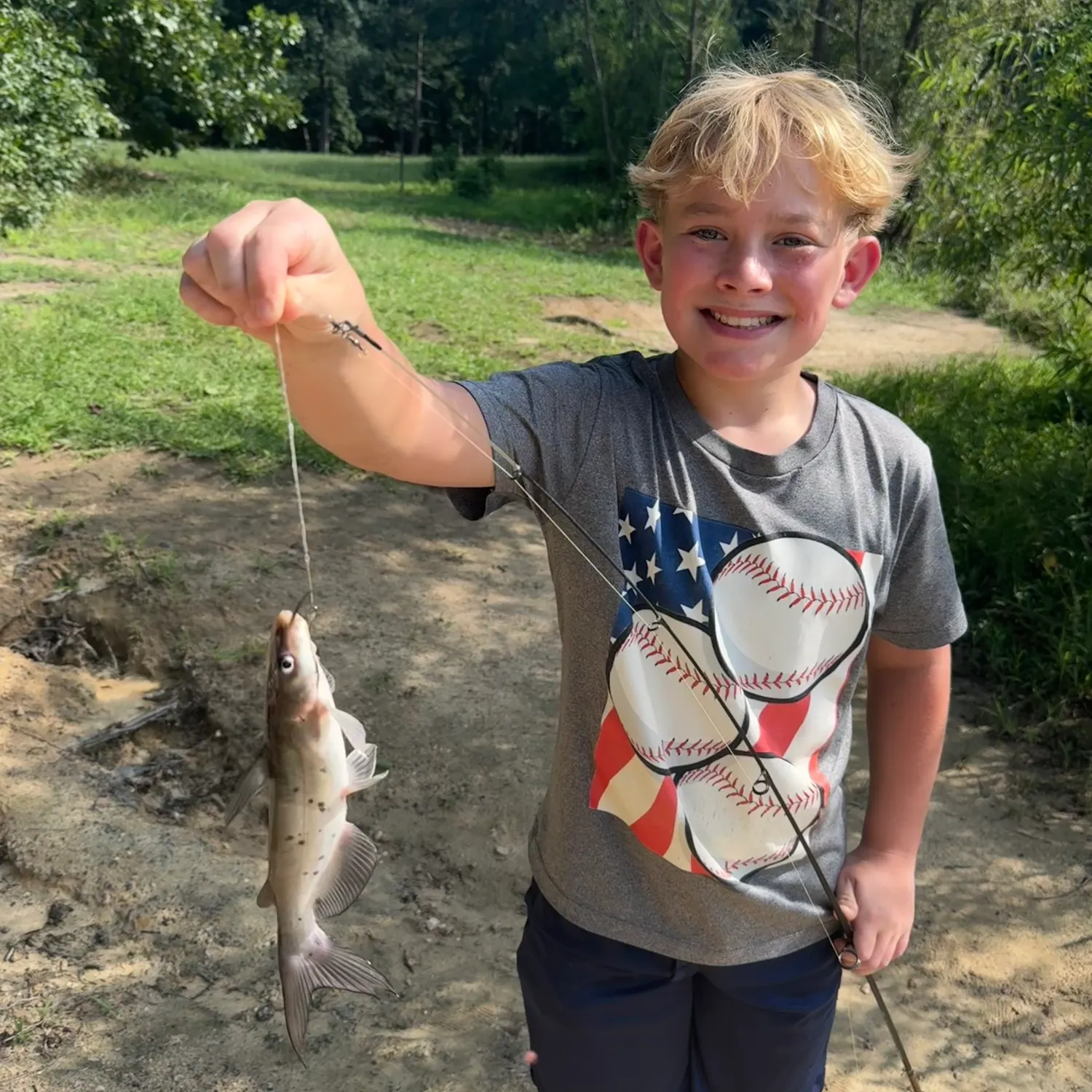 Channel catfish caught on Fishbrain
