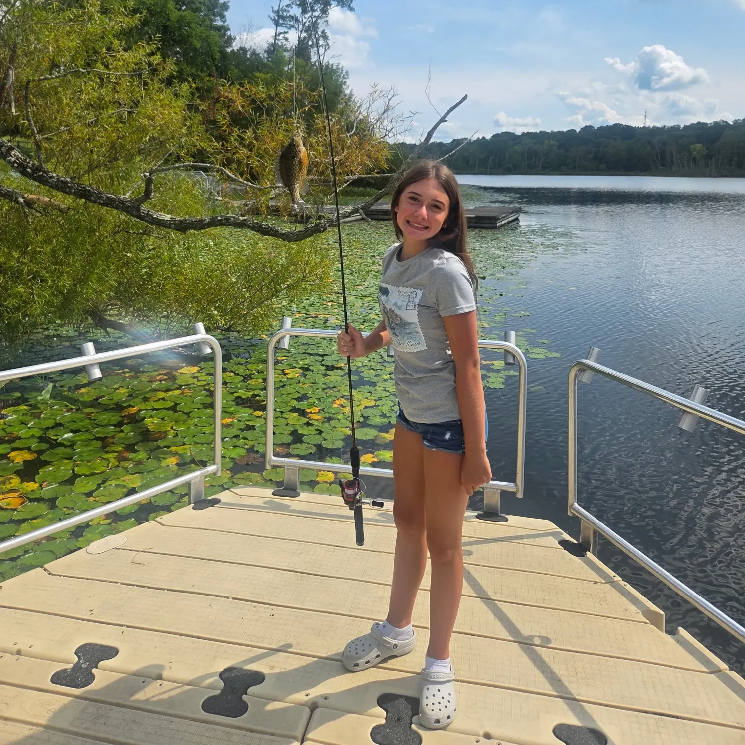 Pumpkinseed caught on Fishbrain