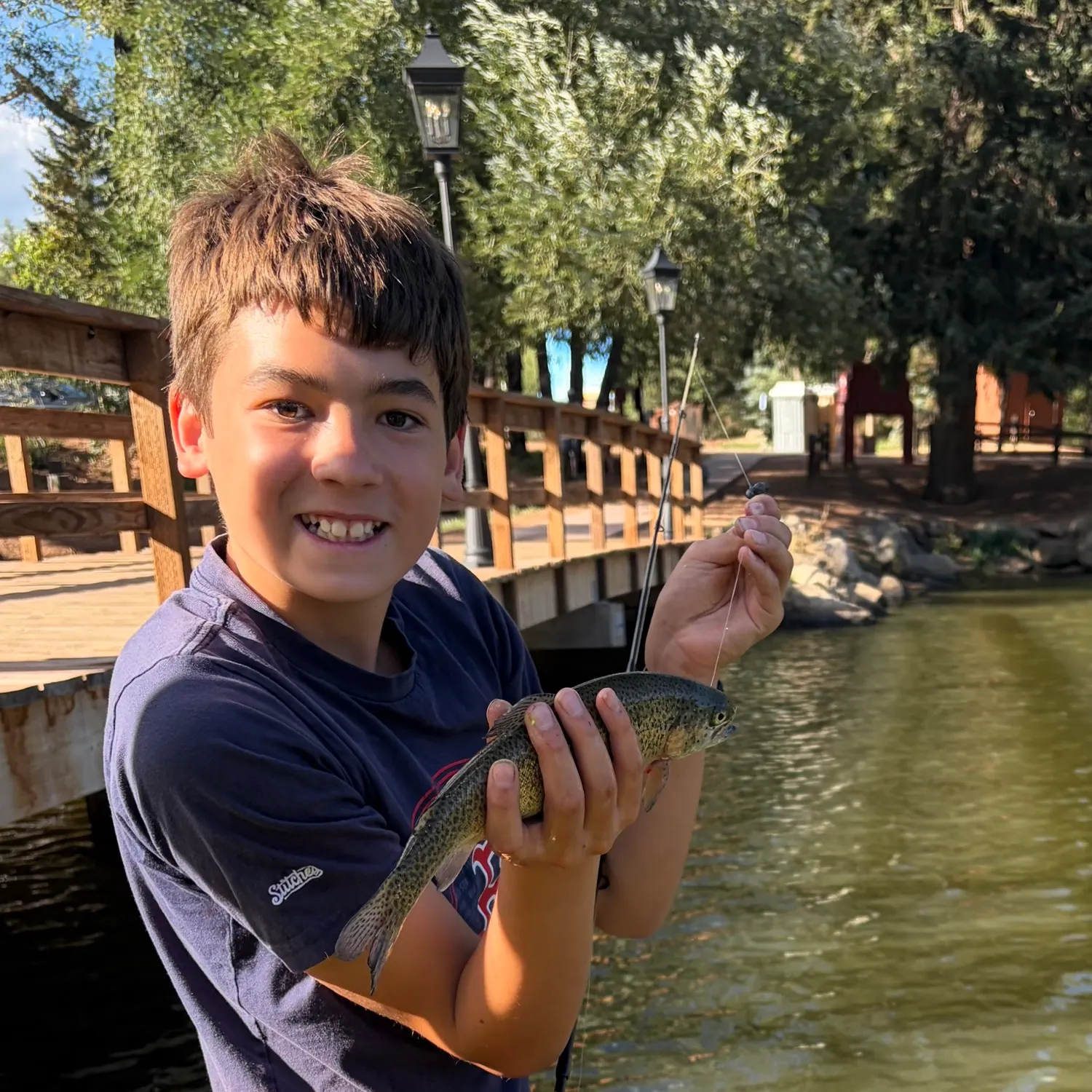 Rainbow trout caught on Fishbrain