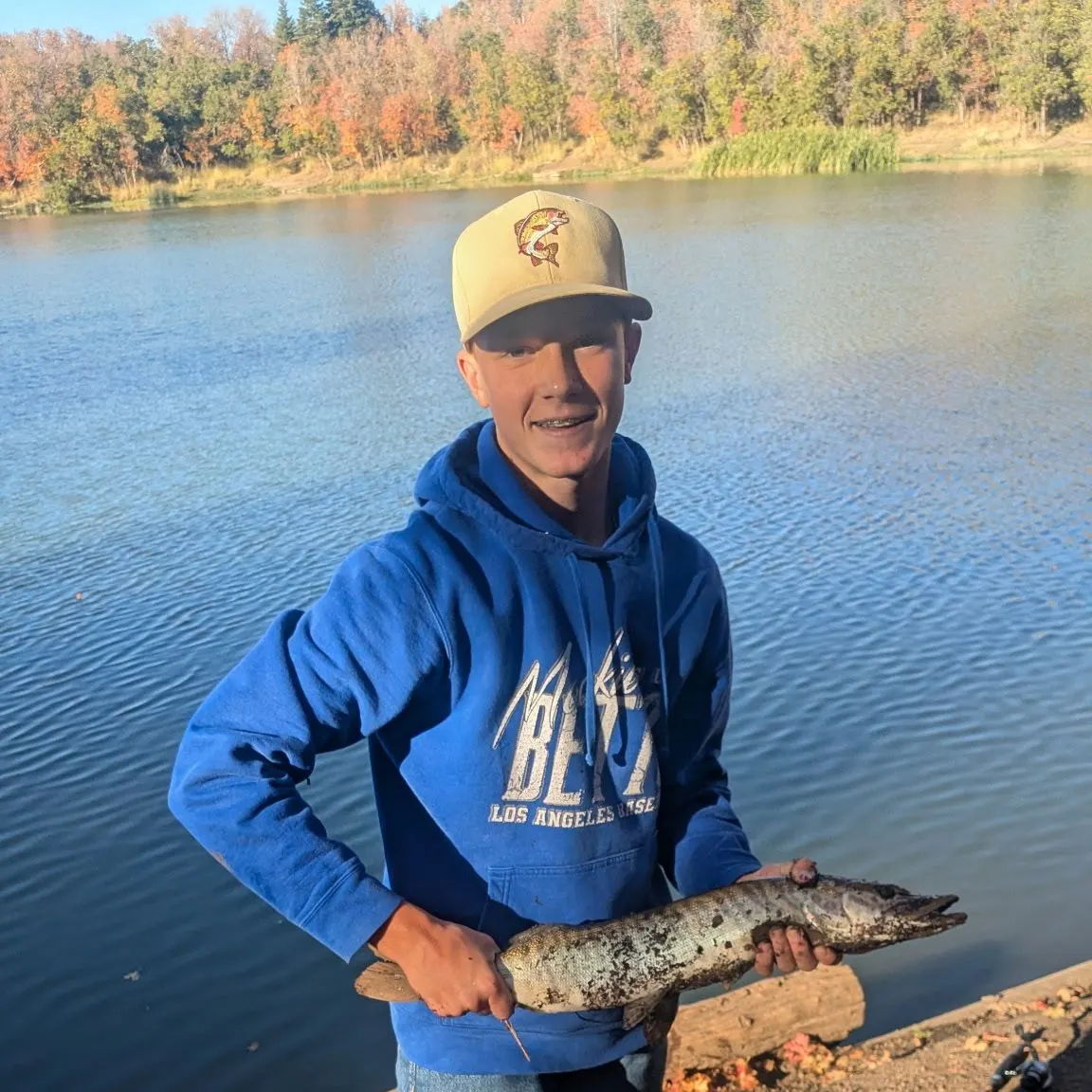 Tiger muskie caught on Fishbrain