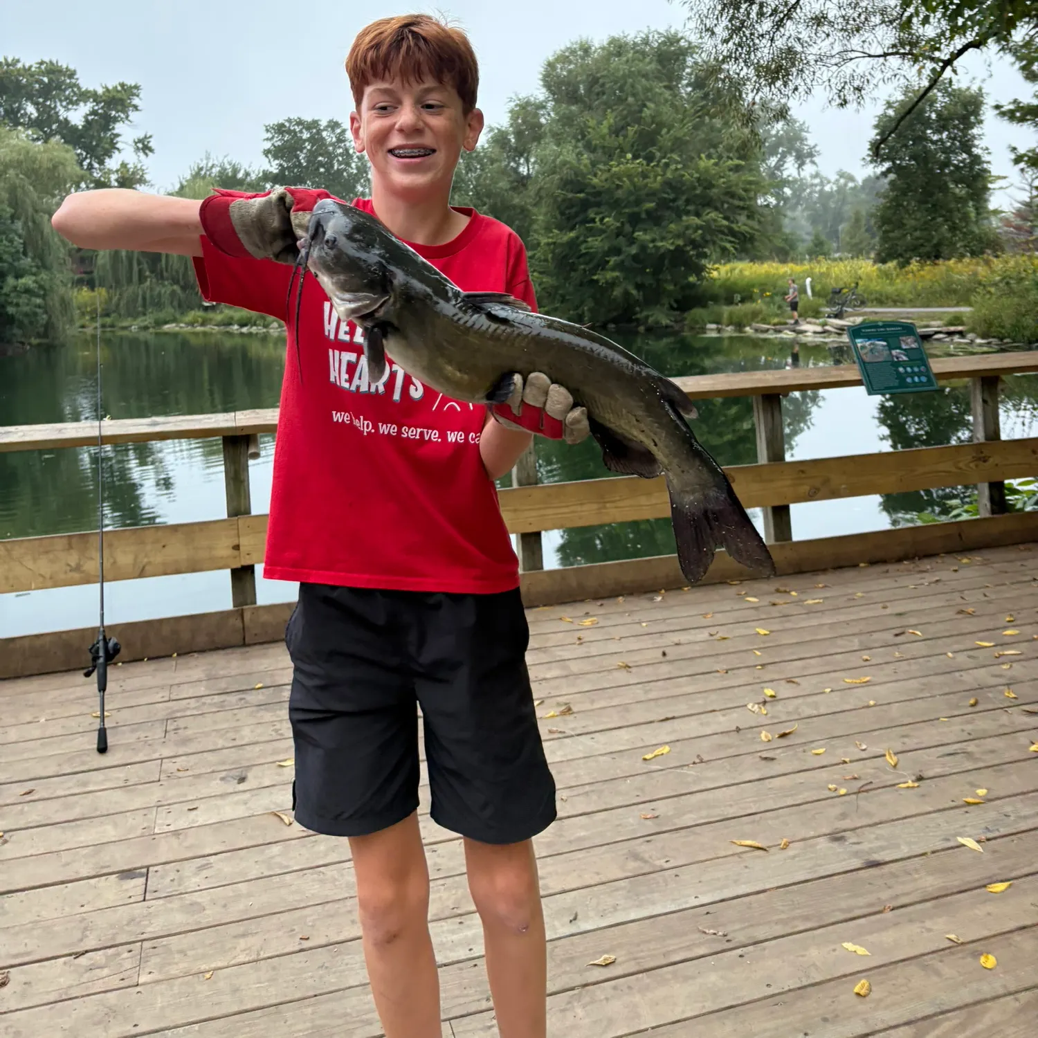 Channel catfish caught on Fishbrain