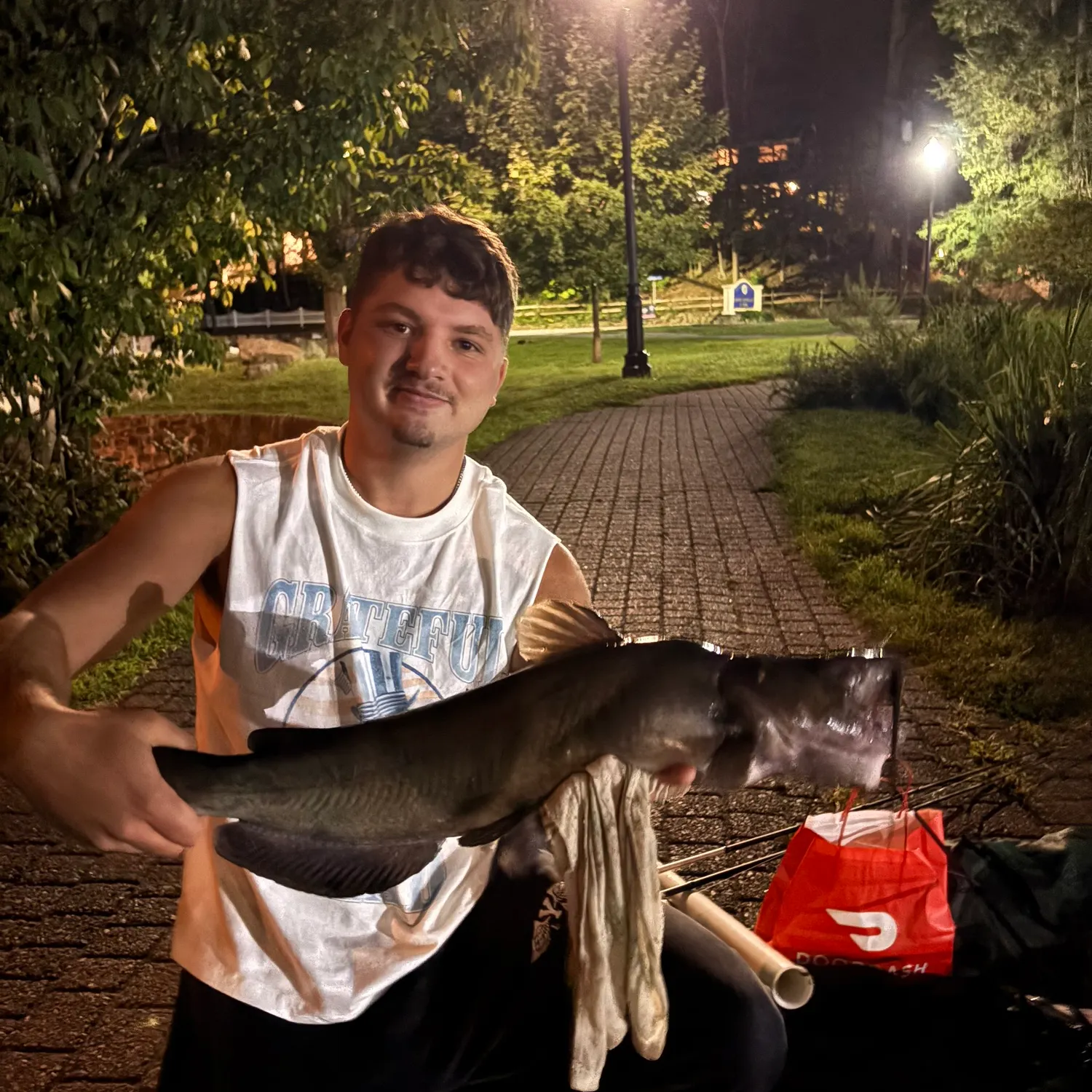 Channel catfish caught on Fishbrain