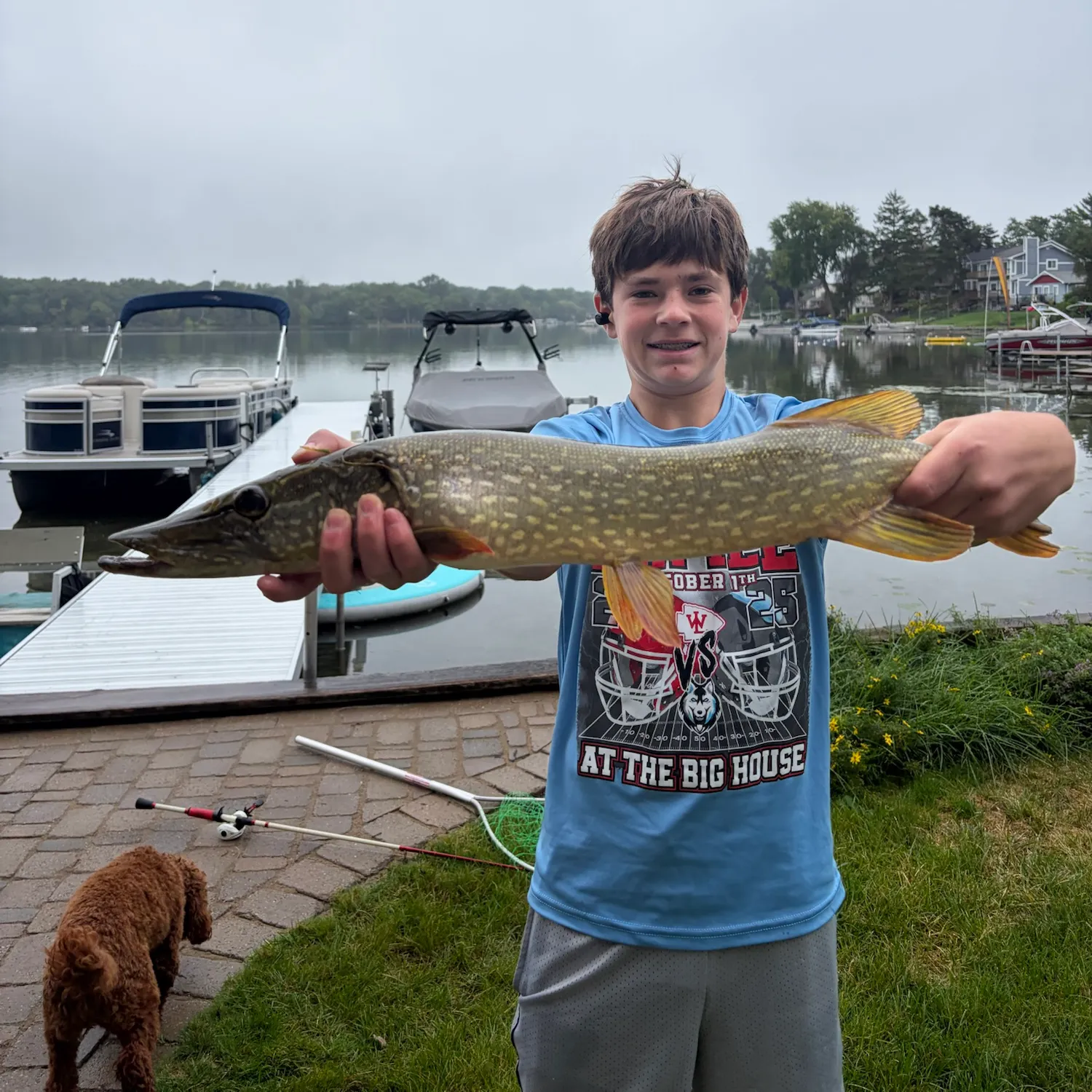 Northern pike caught on Fishbrain