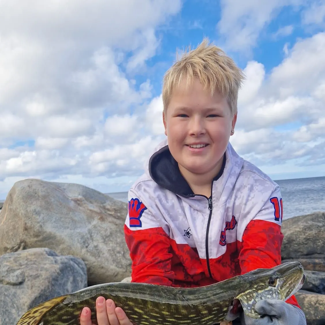 Northern pike caught on Fishbrain