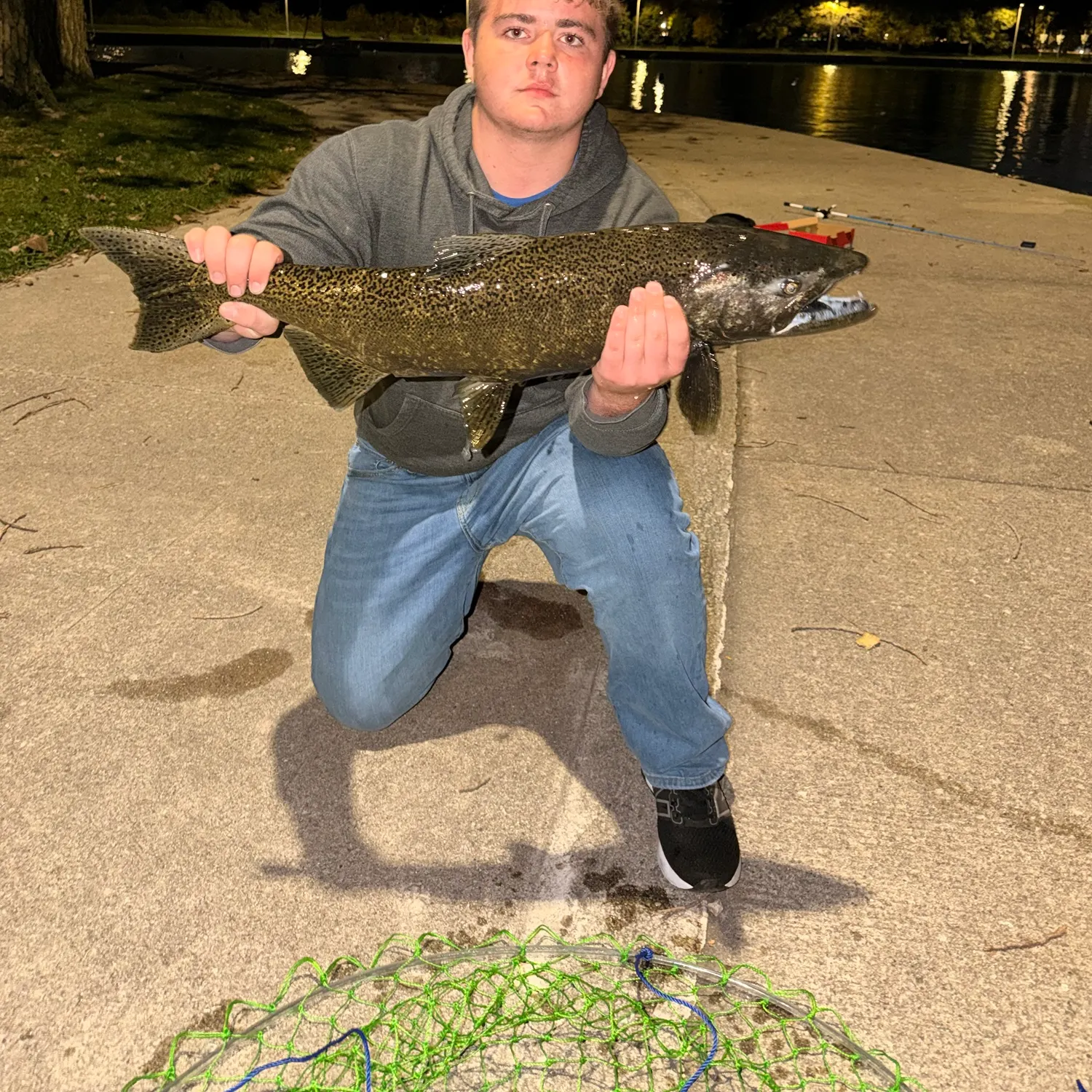 Chinook salmon caught on Fishbrain