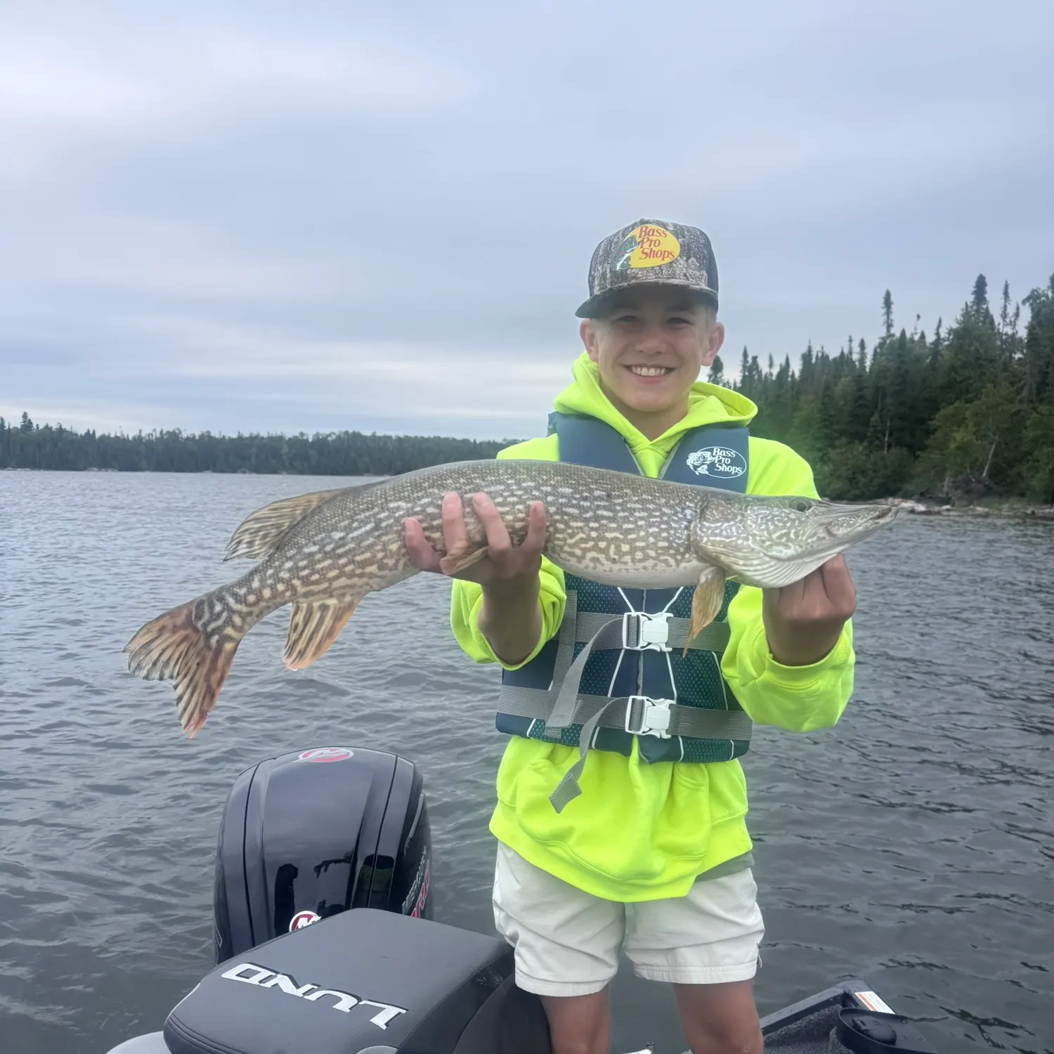 Northern pike caught on Fishbrain