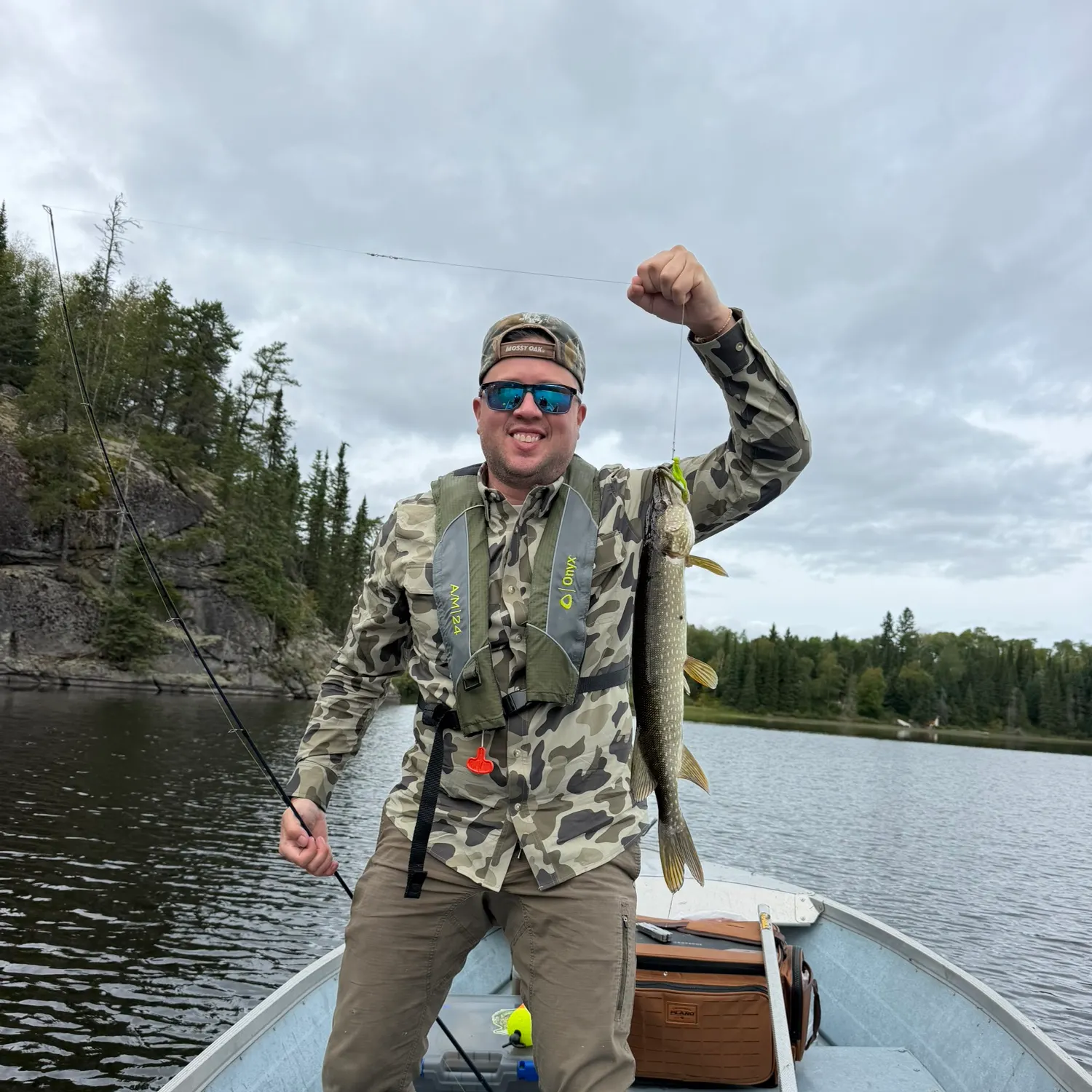 Northern pike caught on Fishbrain